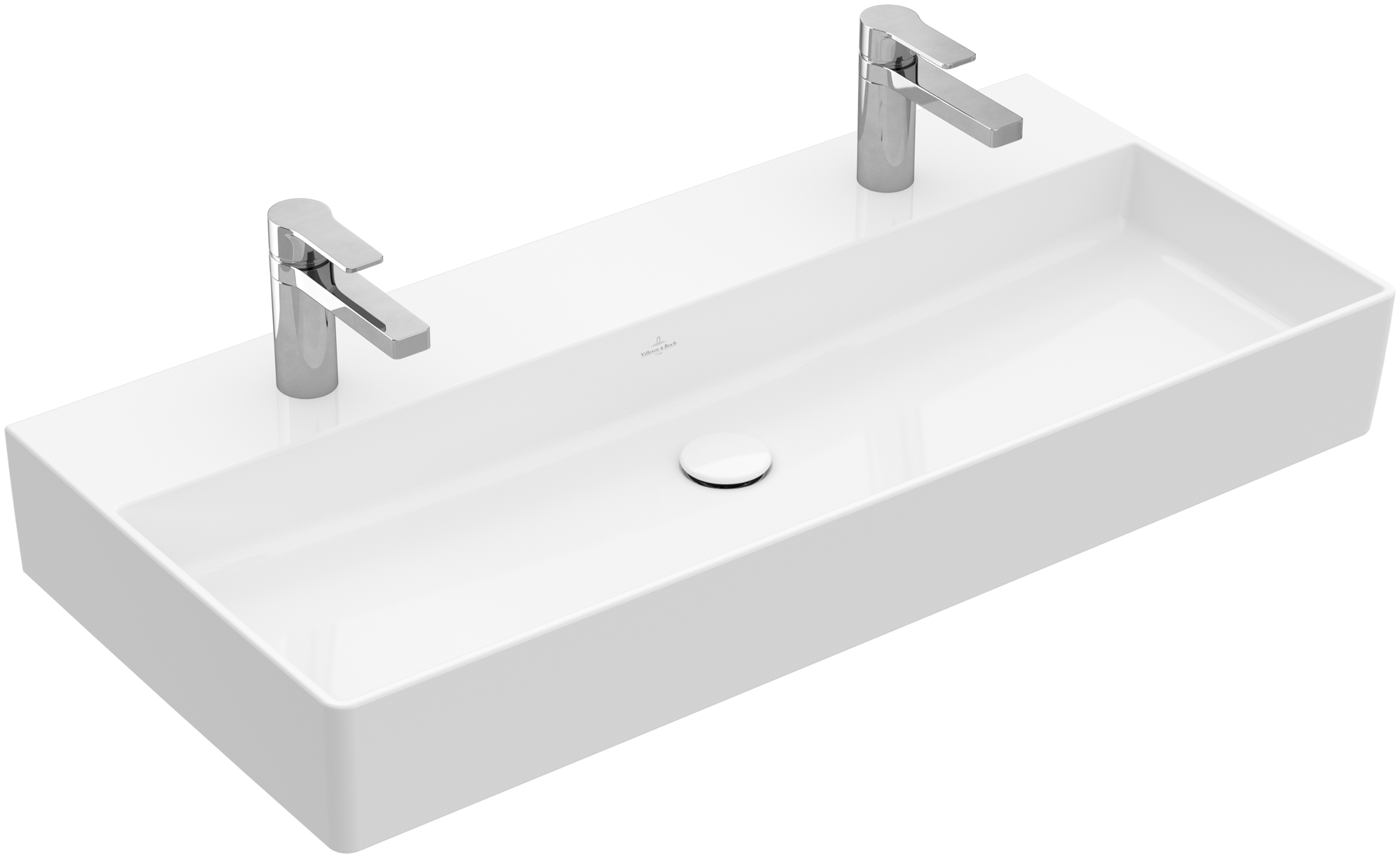 Villeroy & Boch Memento 2.0 Lavabos, 1000x470x135mm, sans trop-plein, Blanc