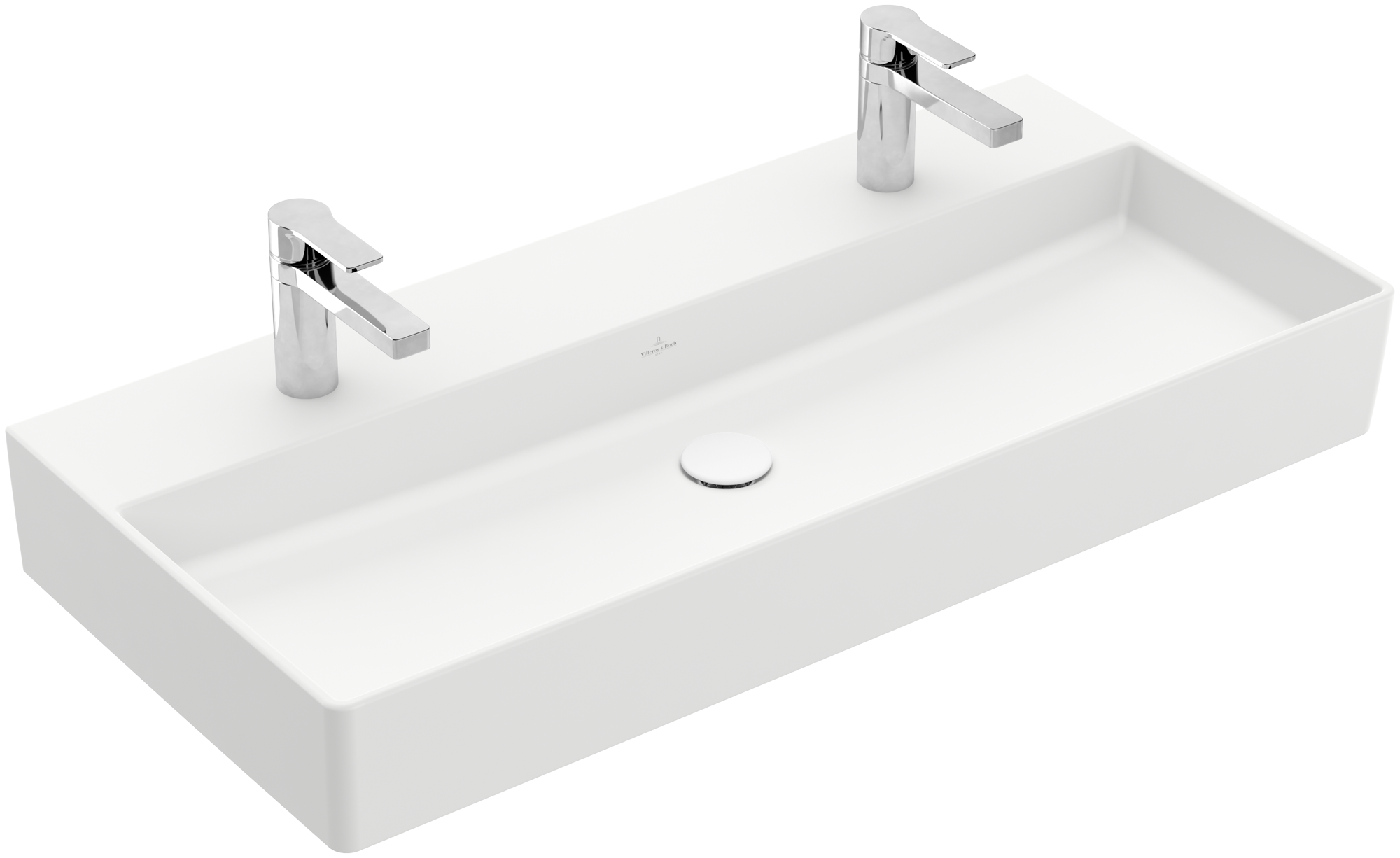 Villeroy & Boch Memento 2.0 Waschbecken, 1000x470x135mm, ohne Überlauf, Stone White CeramicPlus