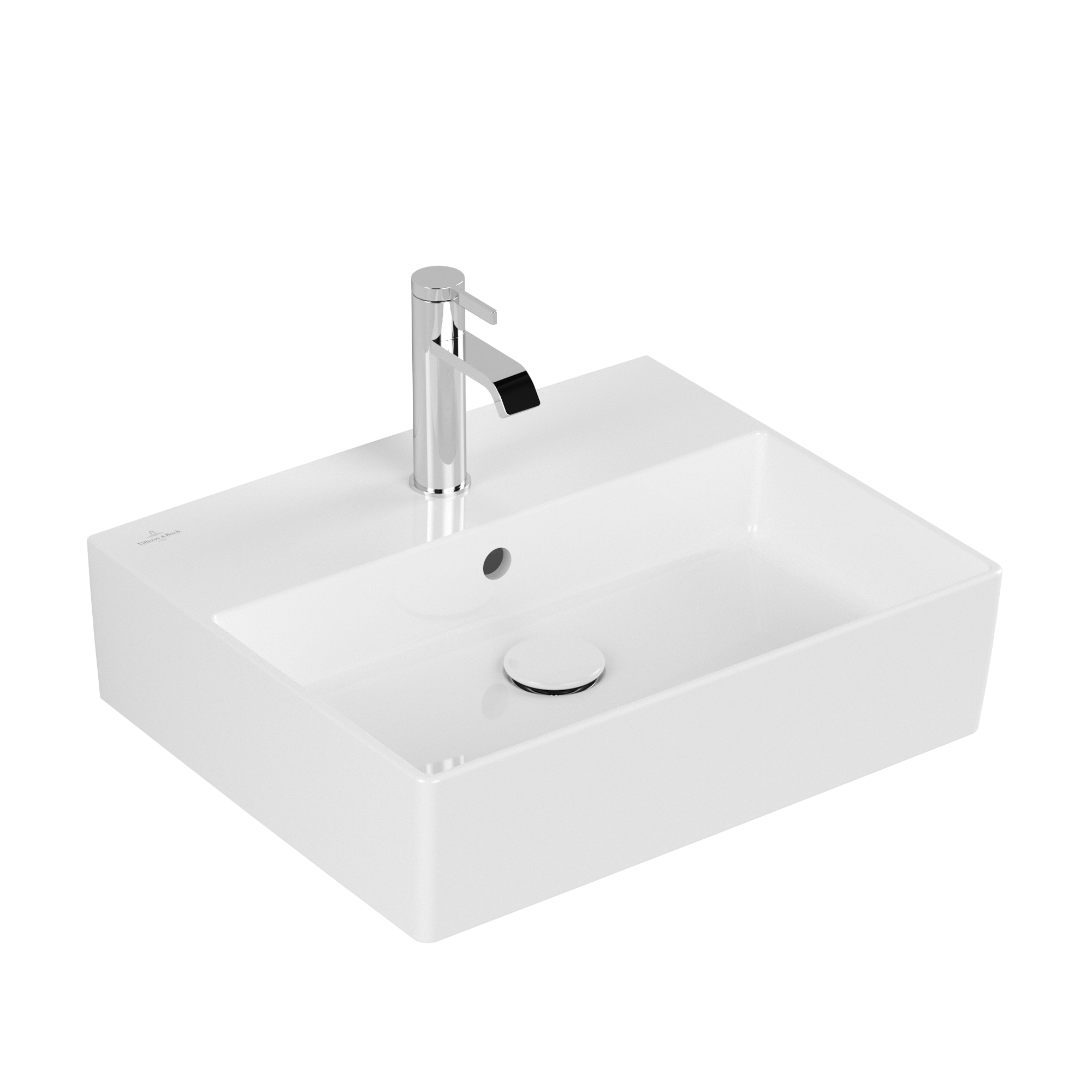 Villeroy & Boch Memento 2.0 Washbasin, 500x420x140mm, with overflow, White Alpin CeramicPlus