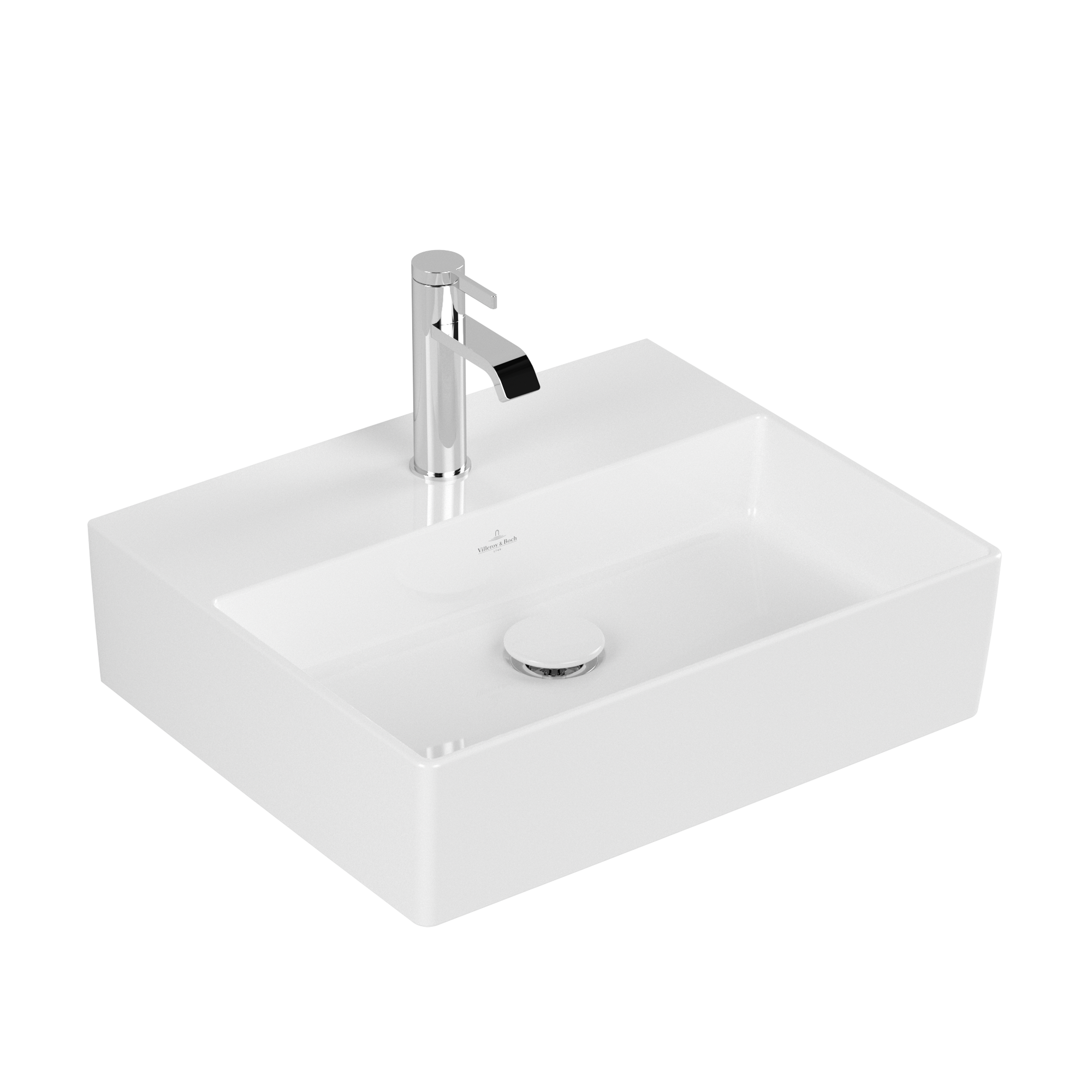Villeroy & Boch Memento 2.0 Washbasin, 500x420x140mm, without overflow, White Alpin CeramicPlus