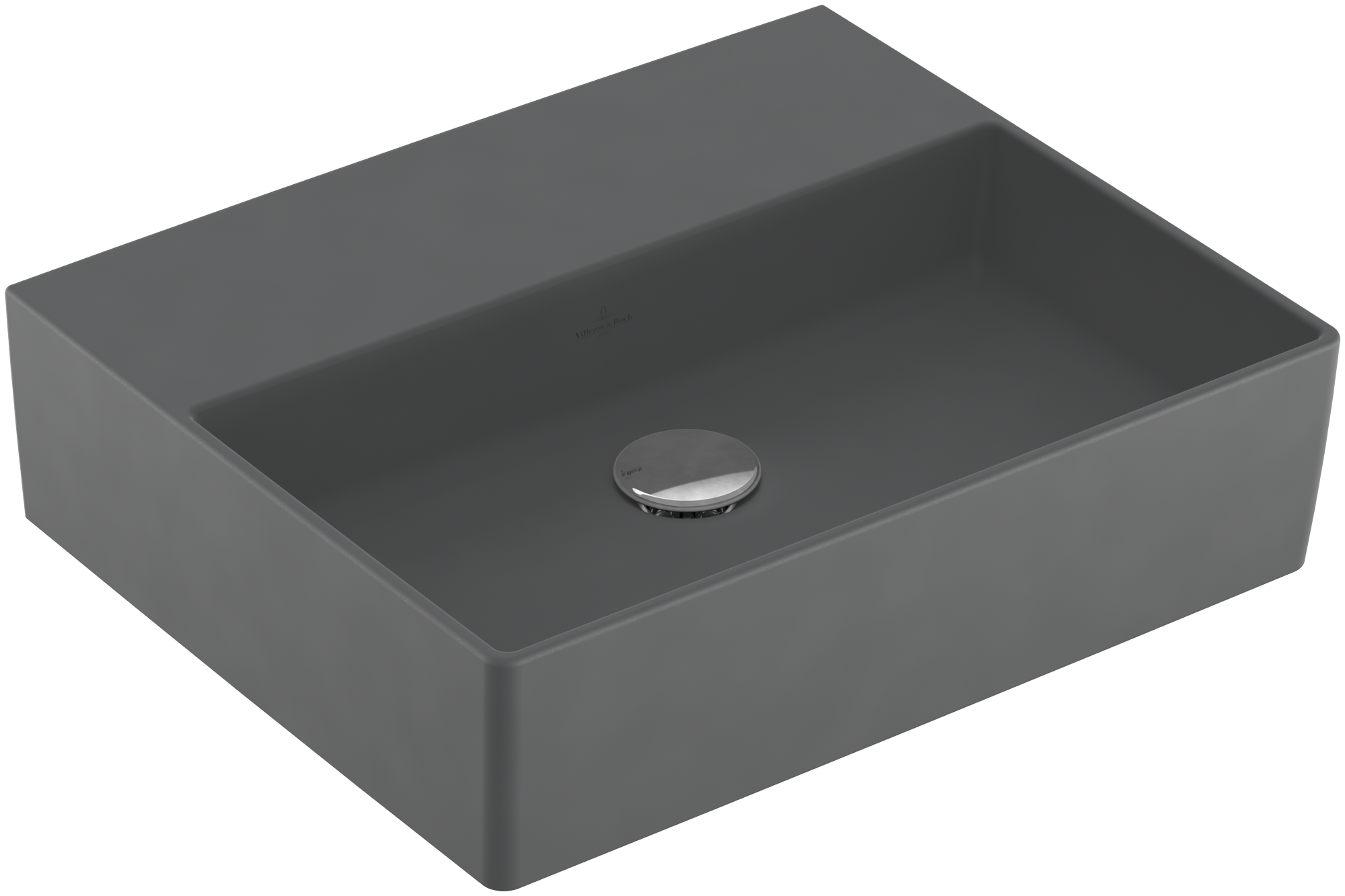 Villeroy & Boch Memento 2.0 Washbasin, 500x420x140mm, without overflow, Graphite CeramicPlus