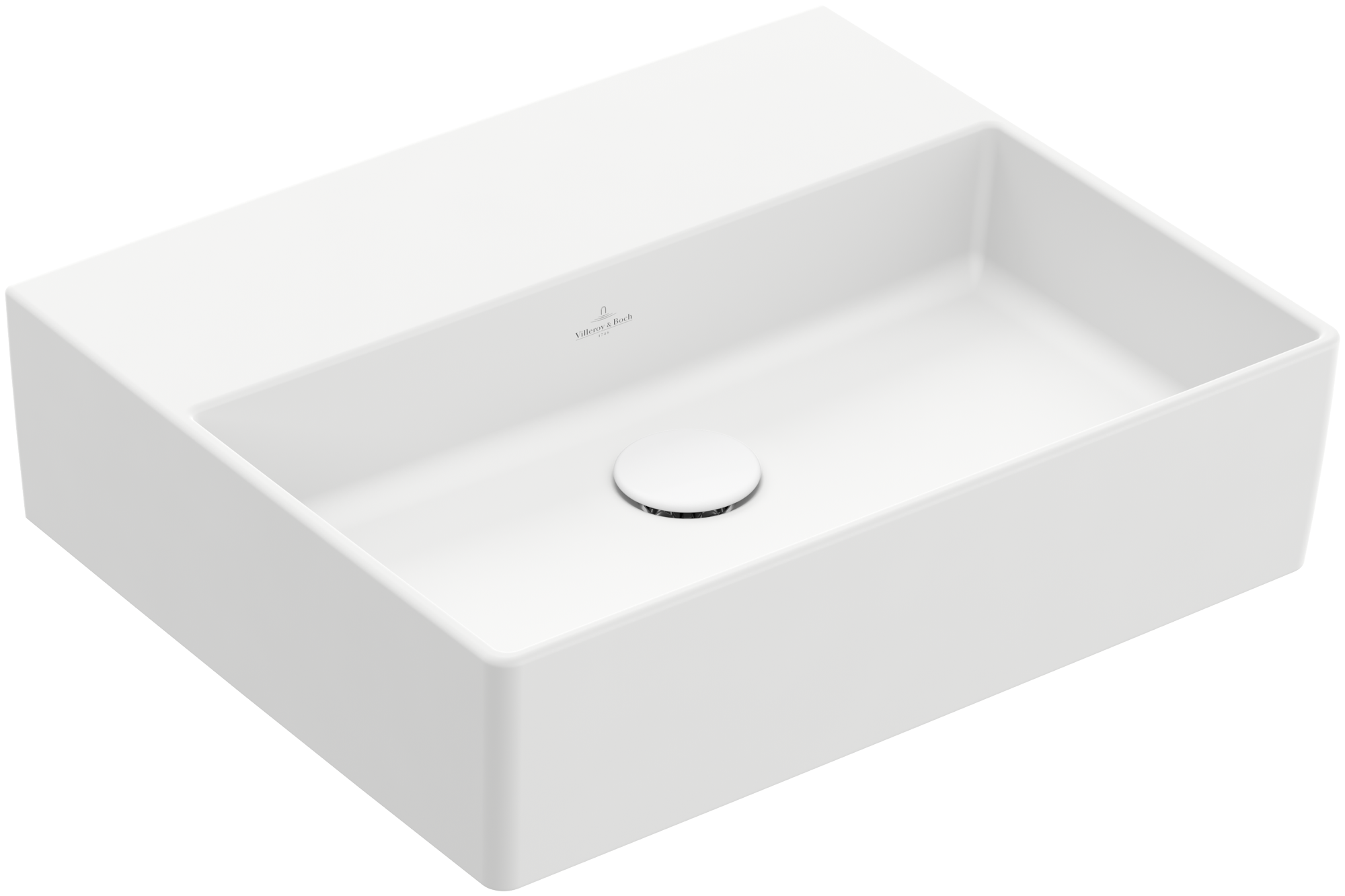 Villeroy & Boch Memento 2.0 Washbasin, 500x420x140mm, without overflow, Stone White CeramicPlus
