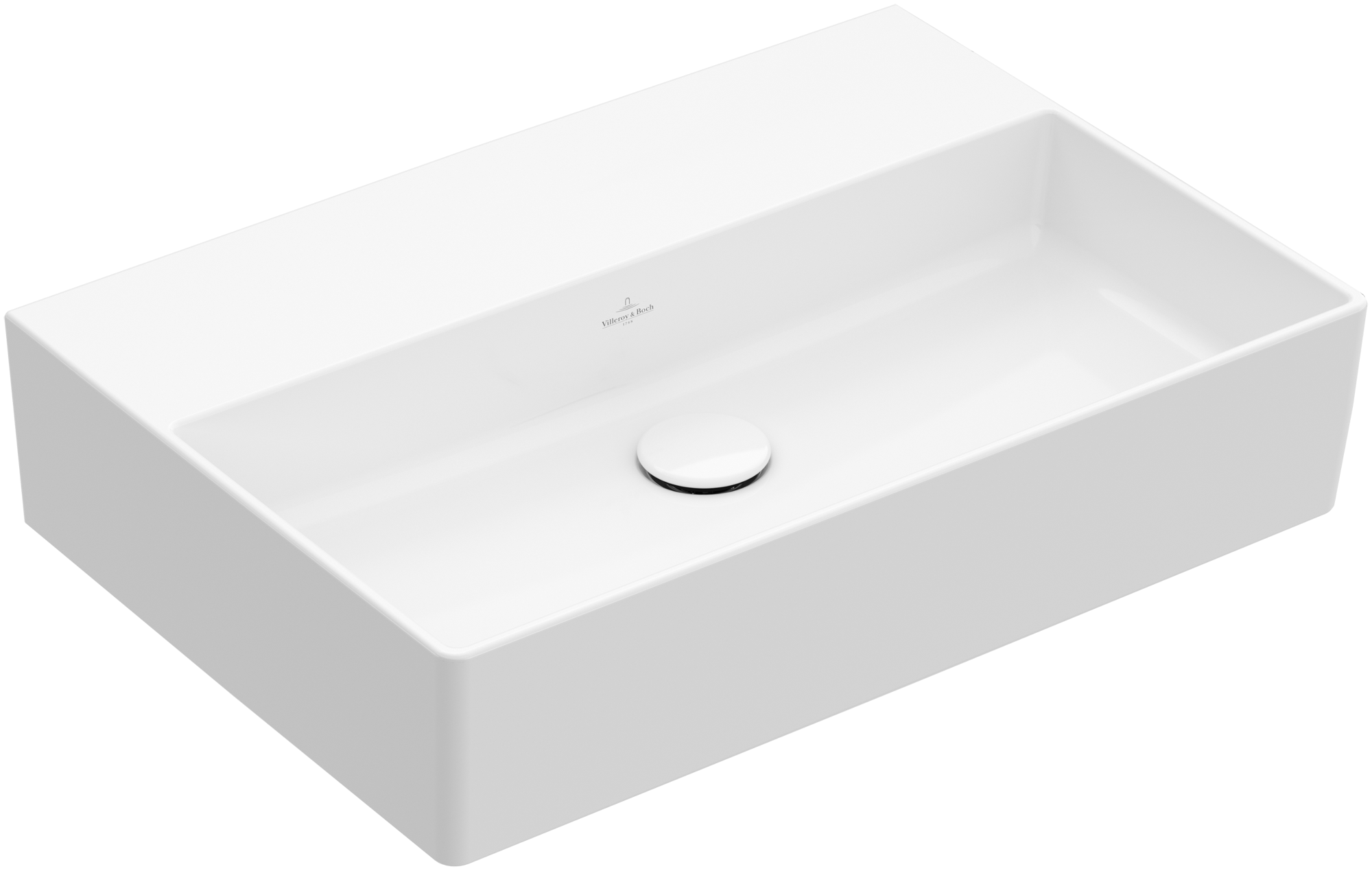 Villeroy & Boch Memento 2.0 Washbasin, 600x420x135mm, without overflow, White Alpin