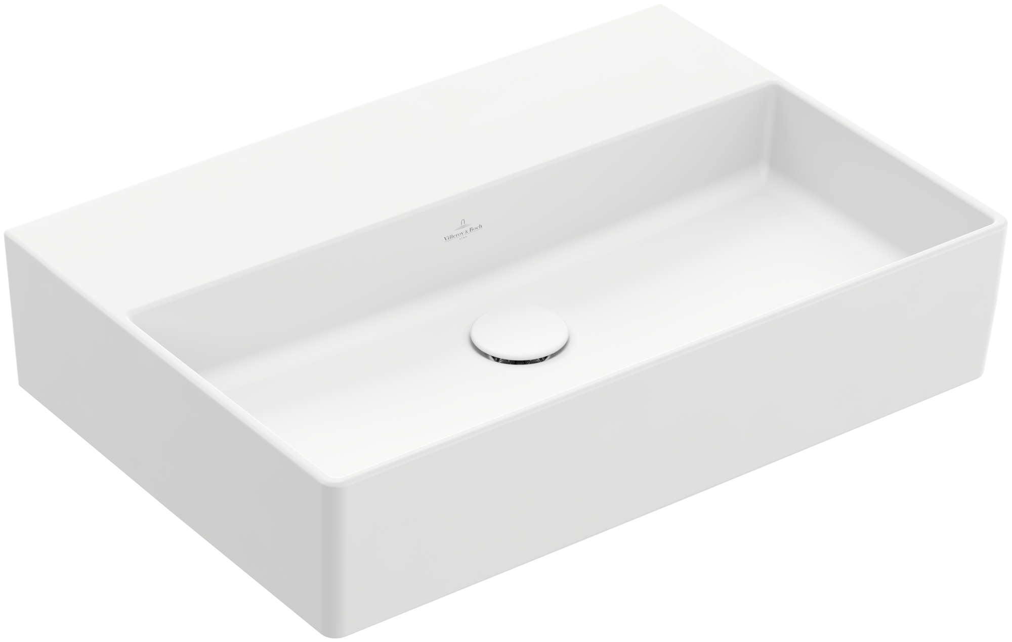 Villeroy & Boch Memento 2.0 Washbasin, 600x420x135mm, without overflow, Stone White CeramicPlus