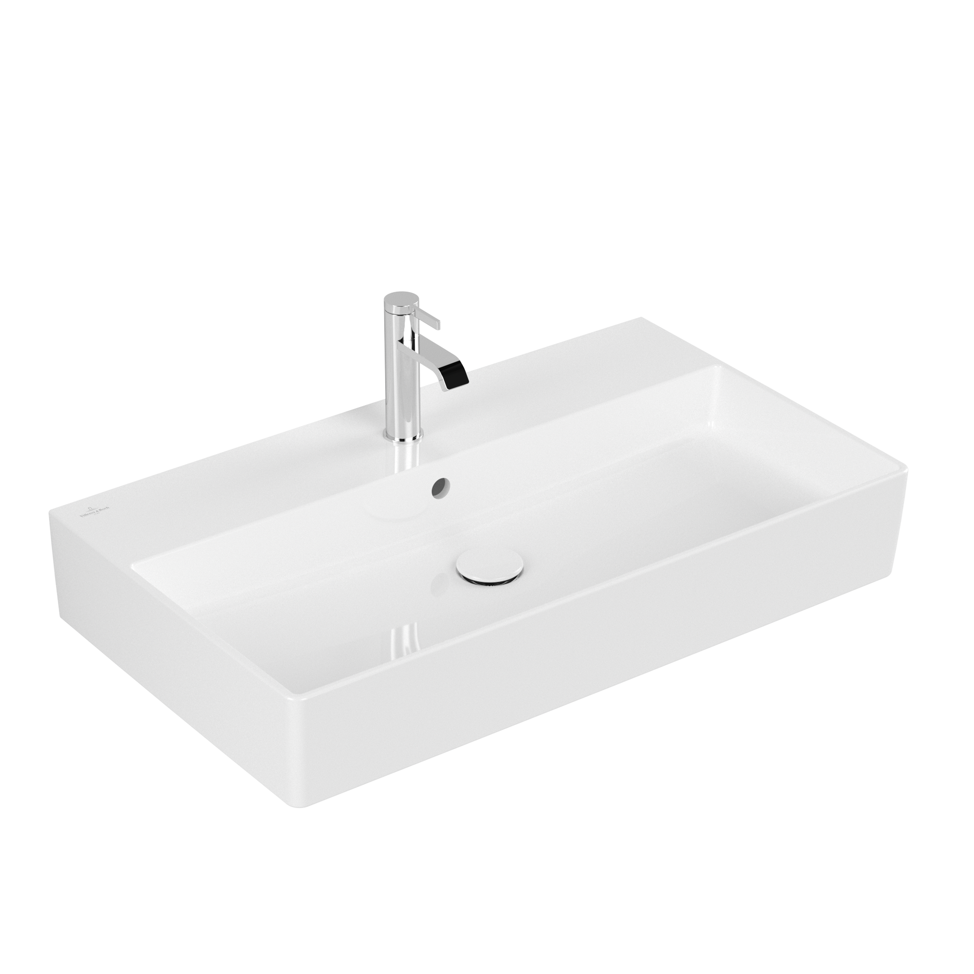 Villeroy & Boch Memento 2.0 Lavabos, 800x470x140mm, avec trop-plein, Blanc CeramicPlus