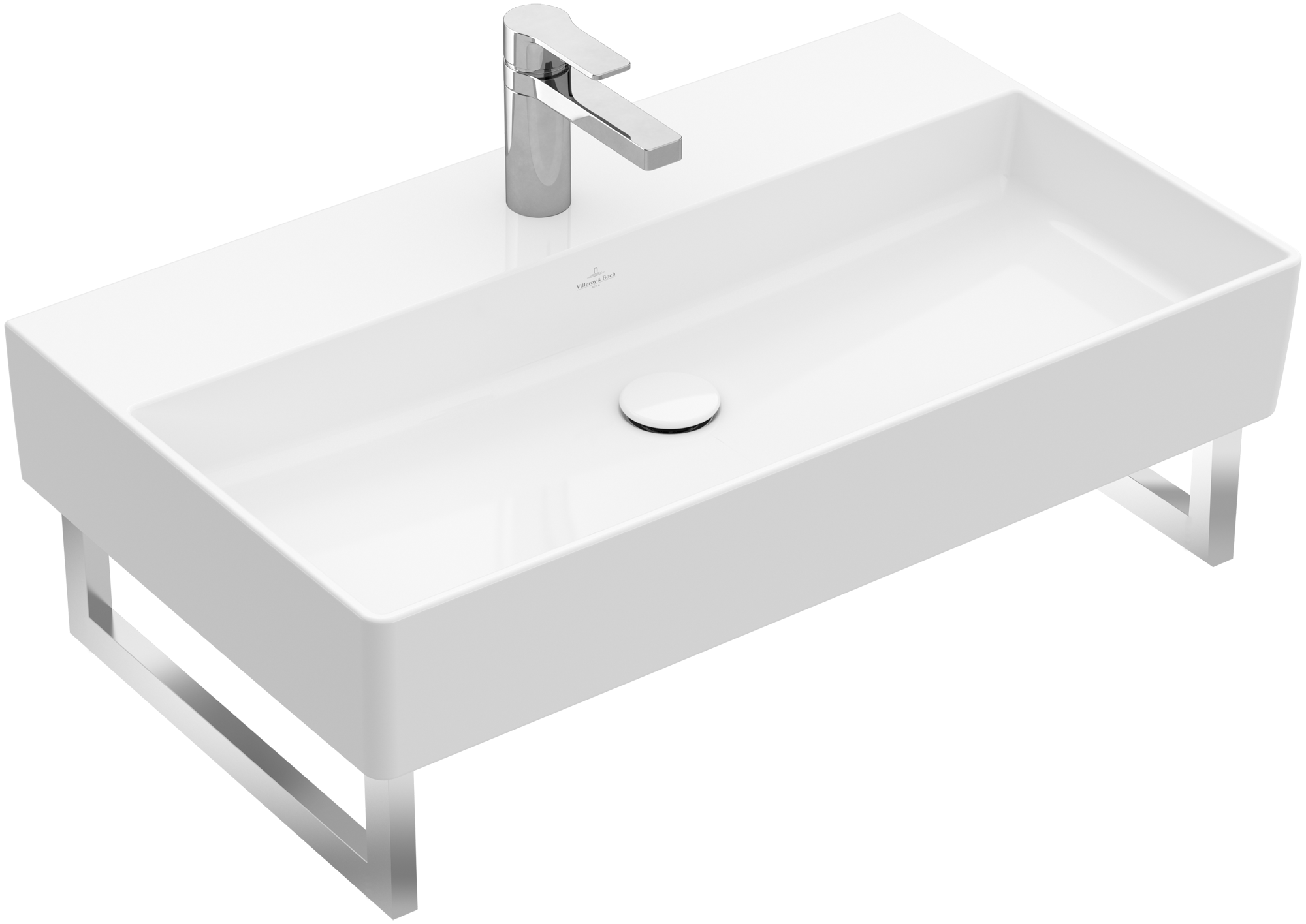 Villeroy & Boch Memento 2.0 Washbasin, 800x470x140mm, without overflow, White Alpin