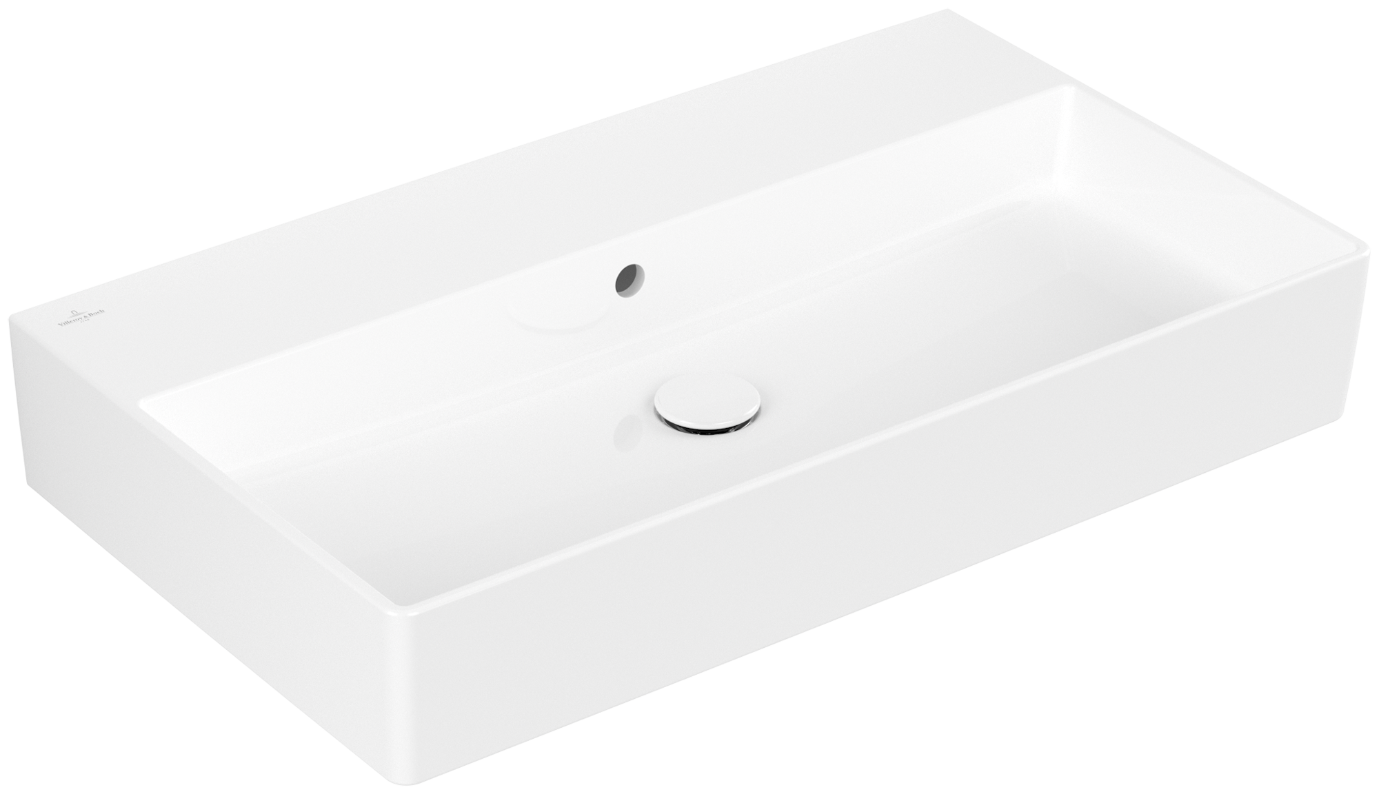 Villeroy & Boch Memento 2.0 Lavabo, 800x470x140mm, con rebosadero, Blanco CeramicPlus