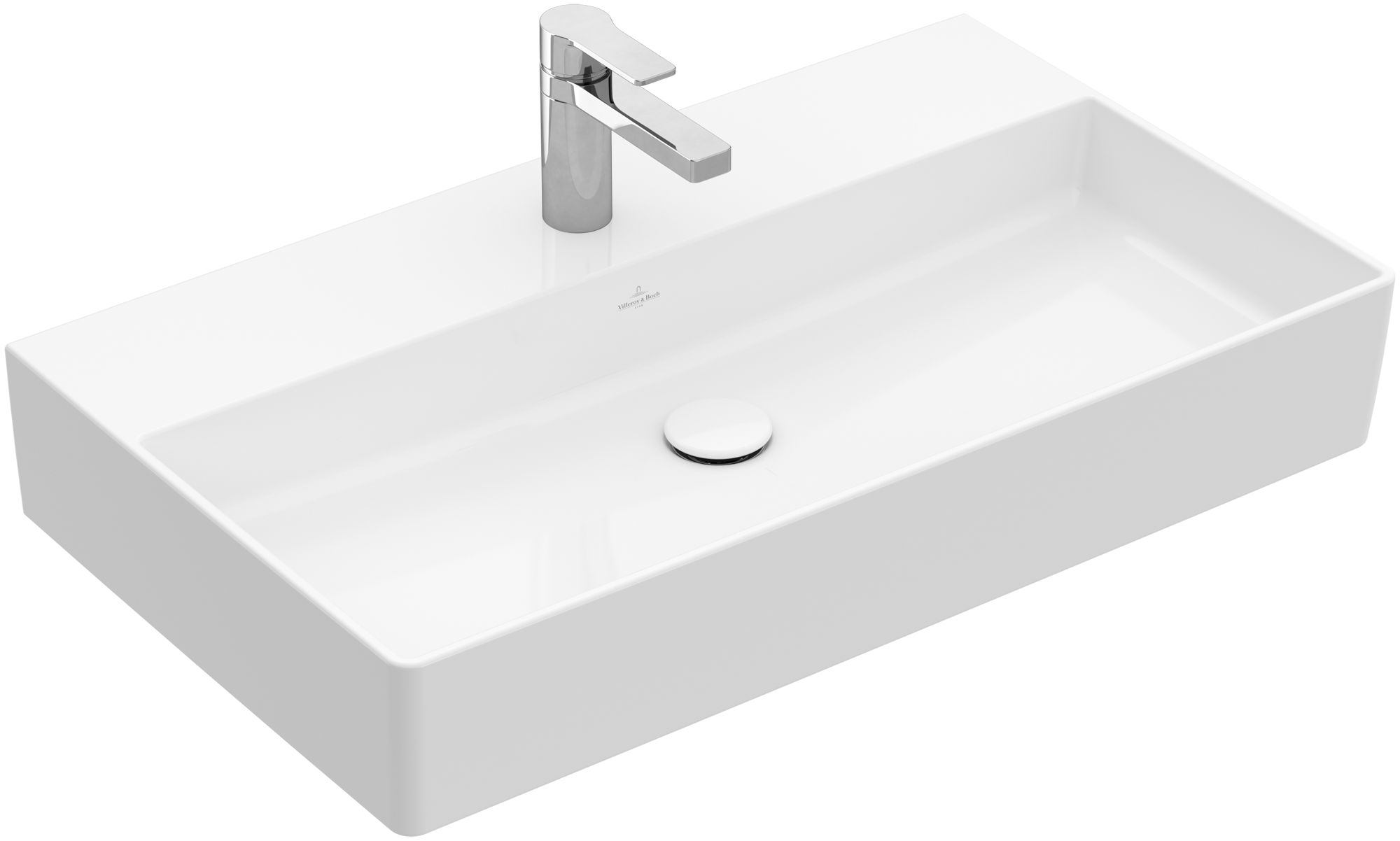 Villeroy & Boch Memento 2.0 Lavabos, 800x470x140mm, sans trop-plein, Blanc CeramicPlus