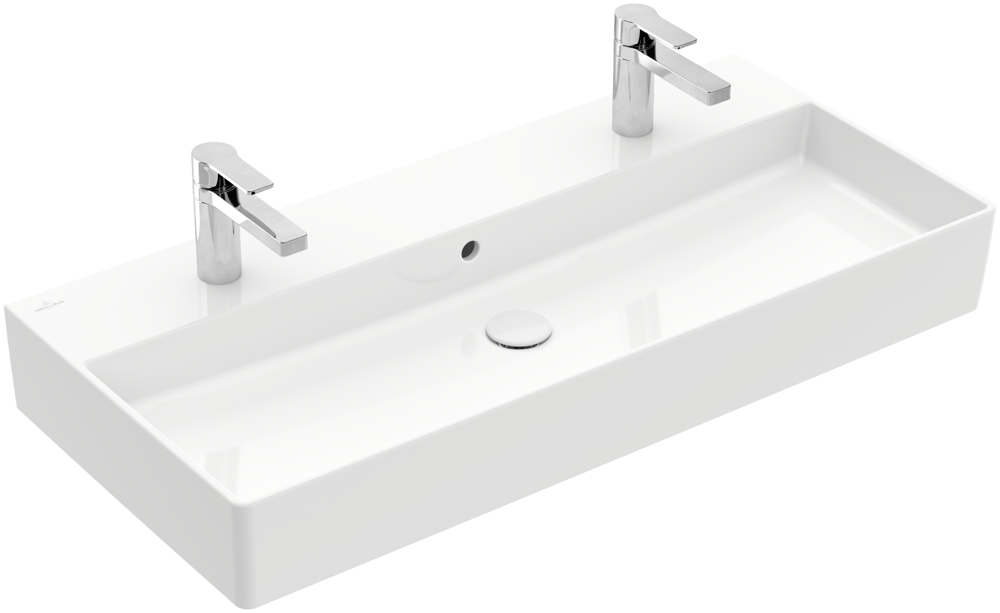 Villeroy & Boch Memento 2.0 Washbasin, 1000x470x135mm, with overflow, White Alpin