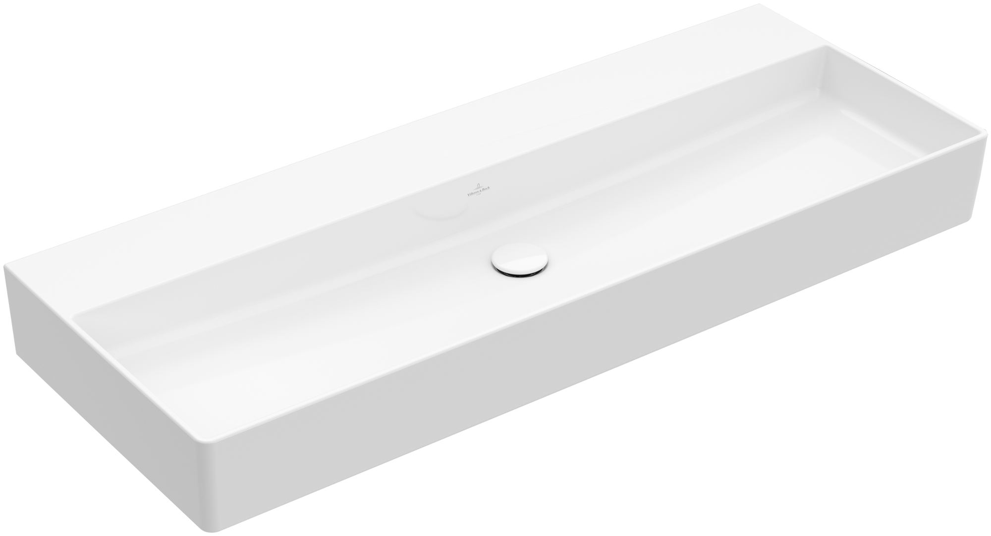 Villeroy & Boch Memento 2.0 Lavabos, 1200x470x150mm, sans trop-plein, Blanc