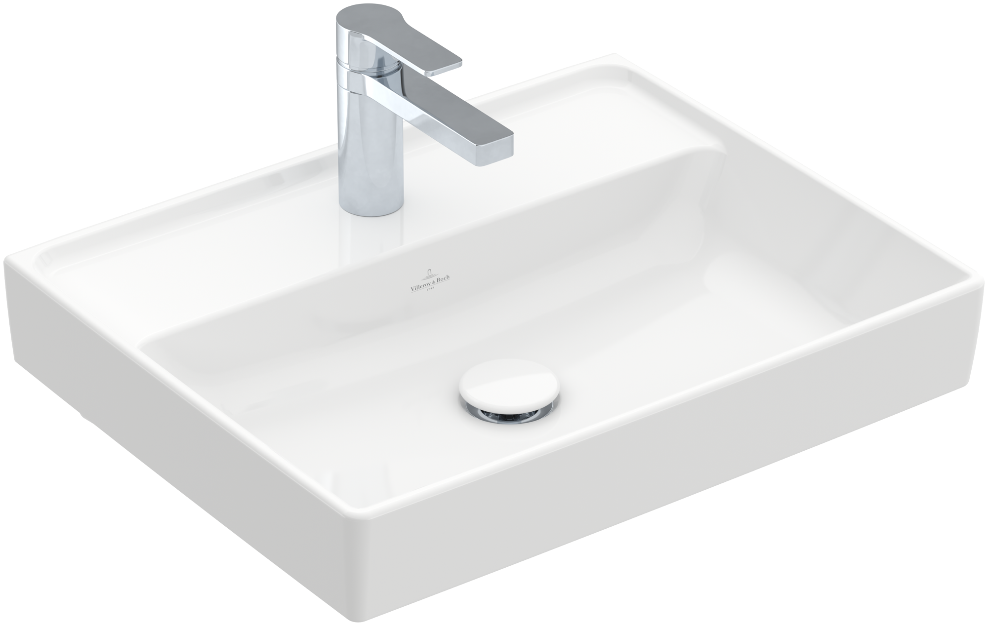 Villeroy & Boch Collaro Lavabos, 550x440x160mm, sans trop-plein, Blanc