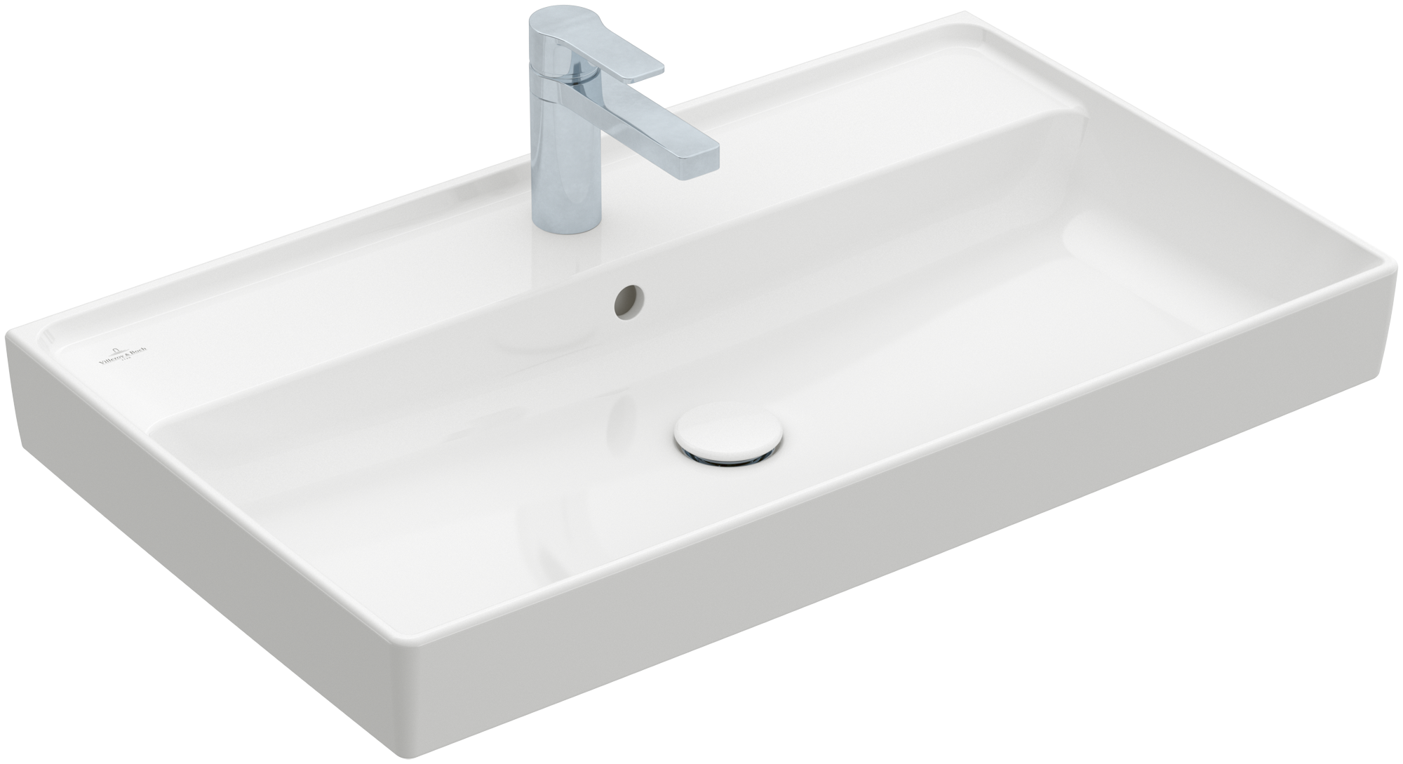 Villeroy & Boch Collaro Plan de toilette, 800x465x160mm, avec trop-plein, Blanc