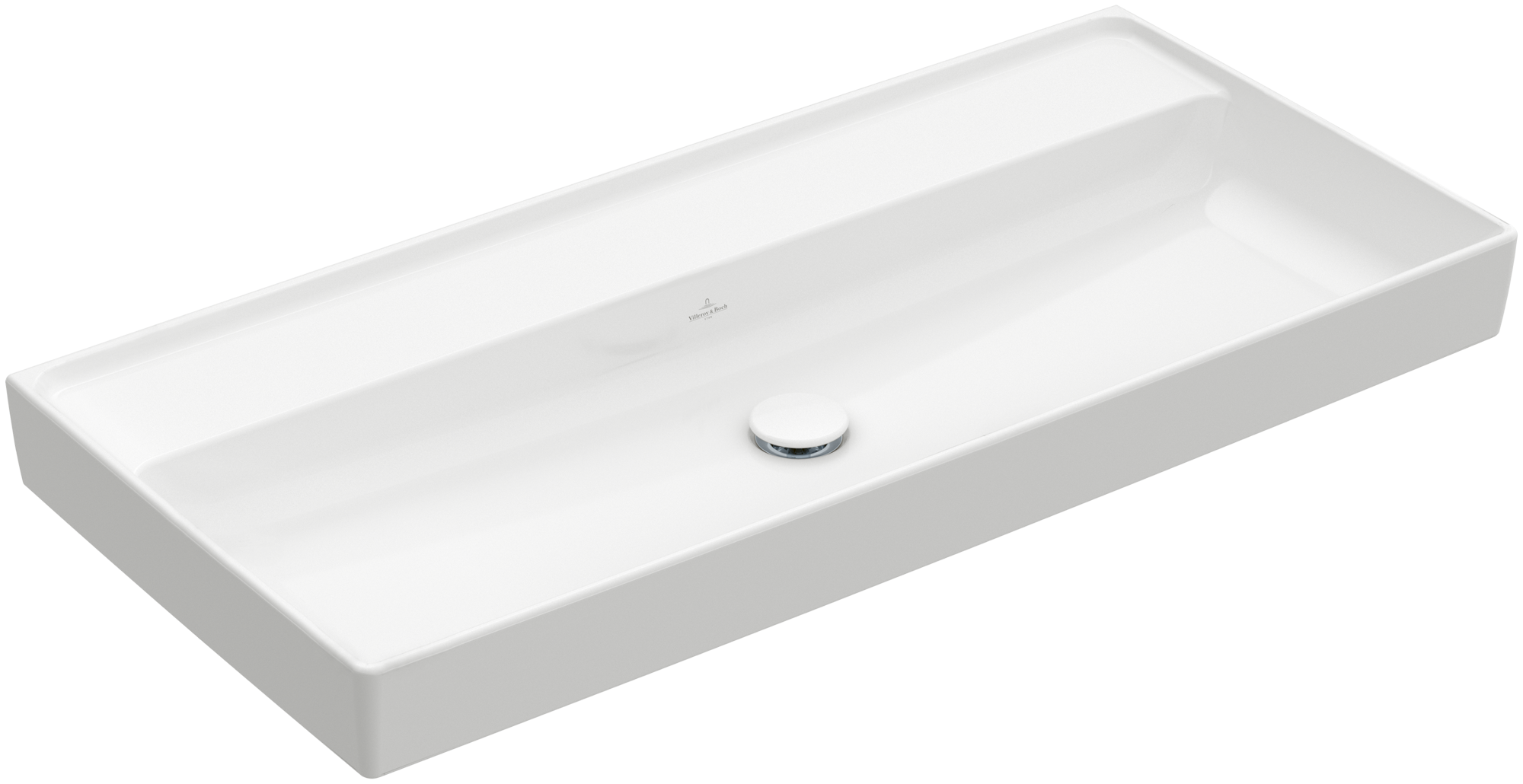 Villeroy & Boch Collaro Vanity washbasin, 1000x470x160mm, without overflow, White Alpin