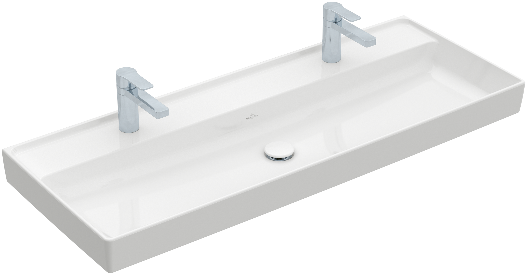 Villeroy & Boch Collaro Vanity washbasin, 1200x470x160mm, without overflow, White Alpin