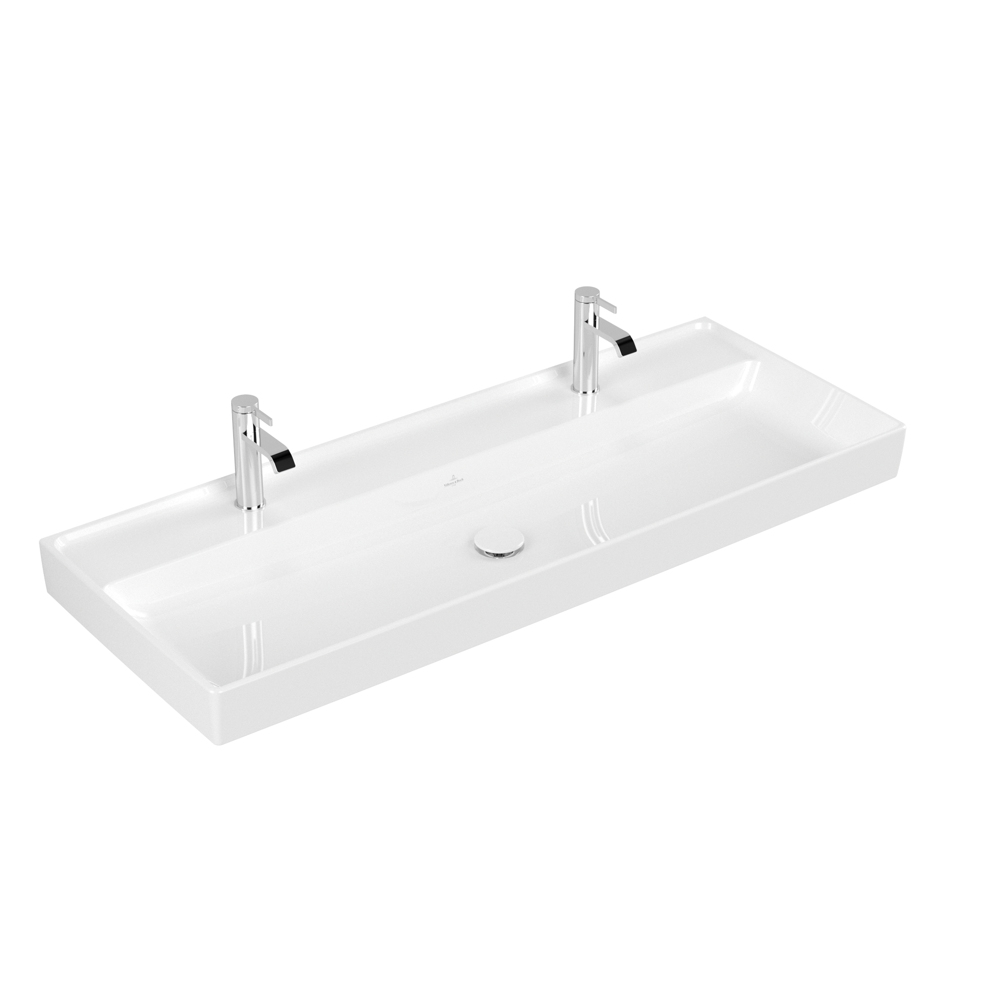Villeroy & Boch Collaro Vanity washbasin, 1200x470x160mm, without overflow, White Alpin CeramicPlus