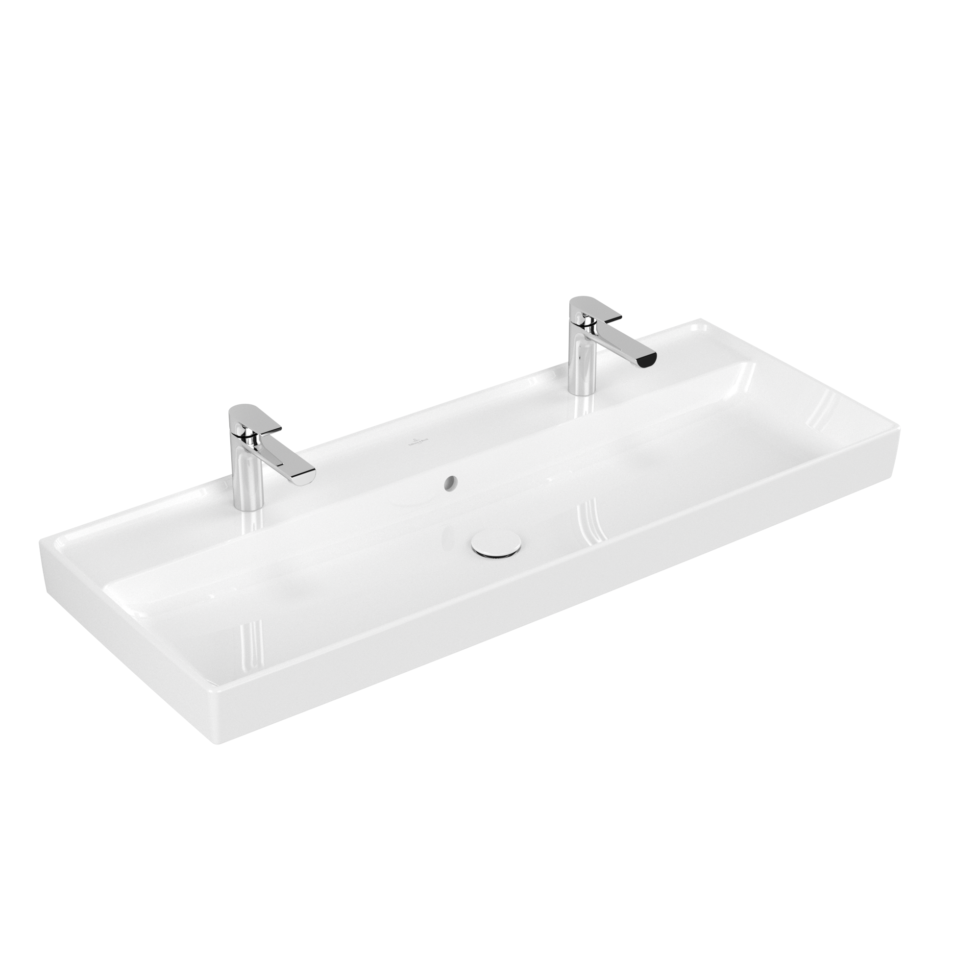 Villeroy & Boch Collaro Vanity washbasin, 1200x470x160mm, with overflow, White Alpin CeramicPlus