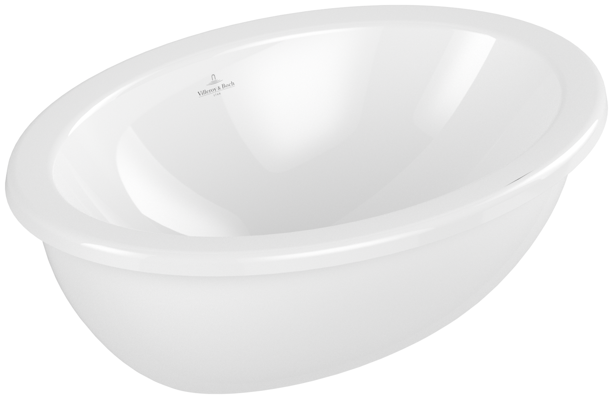 Villeroy & Boch Loop & Friends Undercounter washbasin, 505x360x185mm, without overflow, White Alpin CeramicPlus