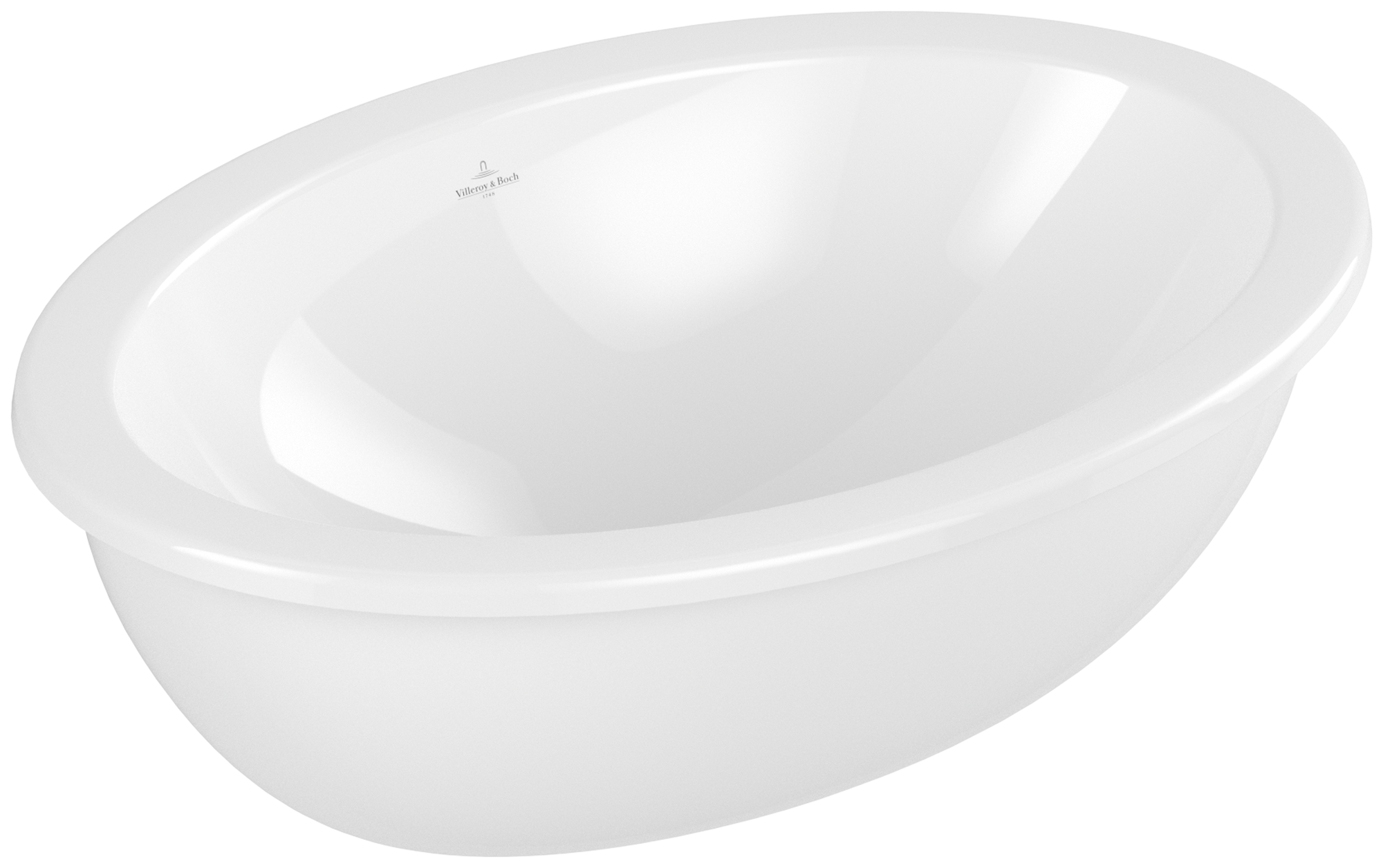 Villeroy & Boch Loop & Friends Undercounter washbasin, 660x470x220mm, with overflow, White Alpin CeramicPlus