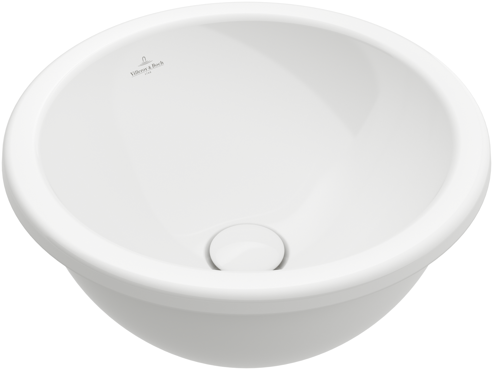 Villeroy & Boch Loop & Friends Built-in washbasin, 390x390x190mm, with overflow, White Alpin