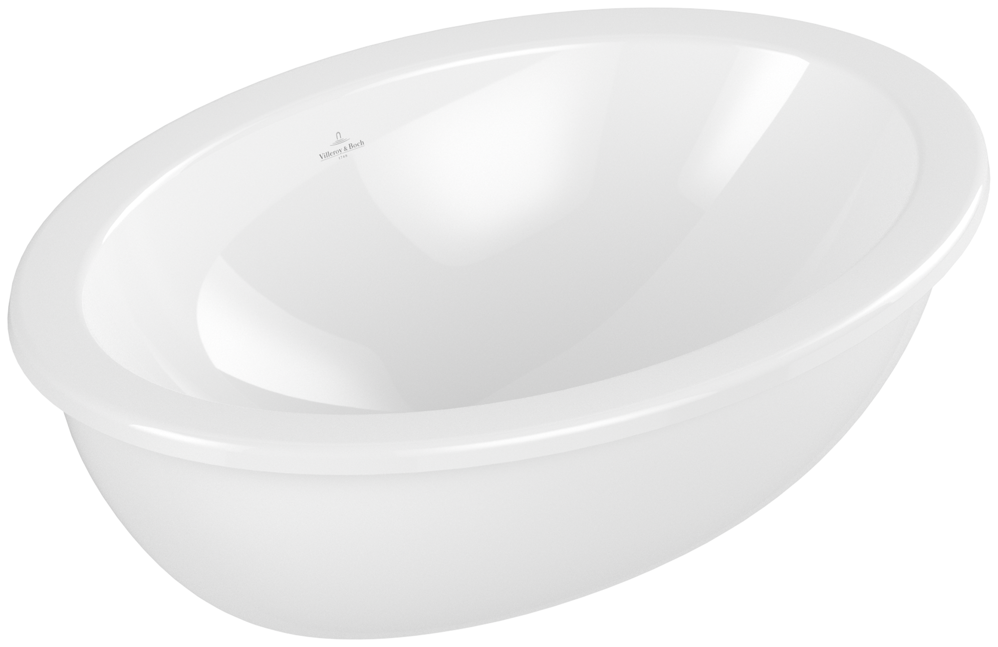 Villeroy & Boch Loop & Friends Built-in washbasin, 660x470x220mm, without overflow, White Alpin