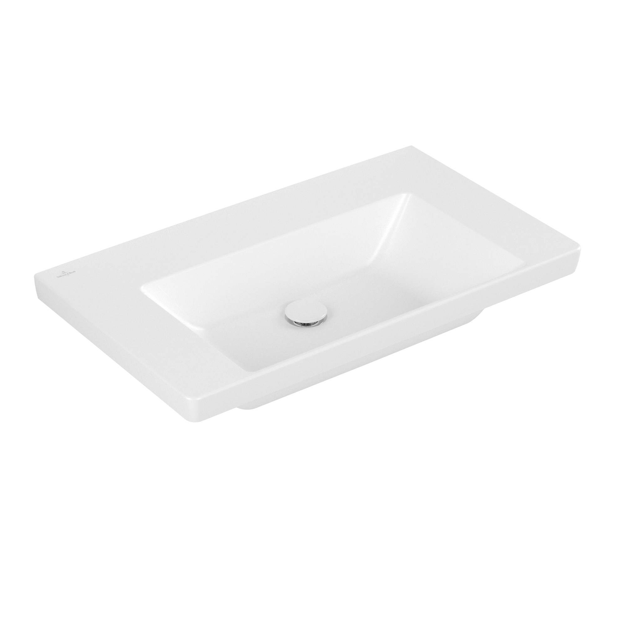 Villeroy & Boch Subway 3.0 Schrankwaschtisch, 800x470x165mm, ohne Überlauf, Stone White CeramicPlus