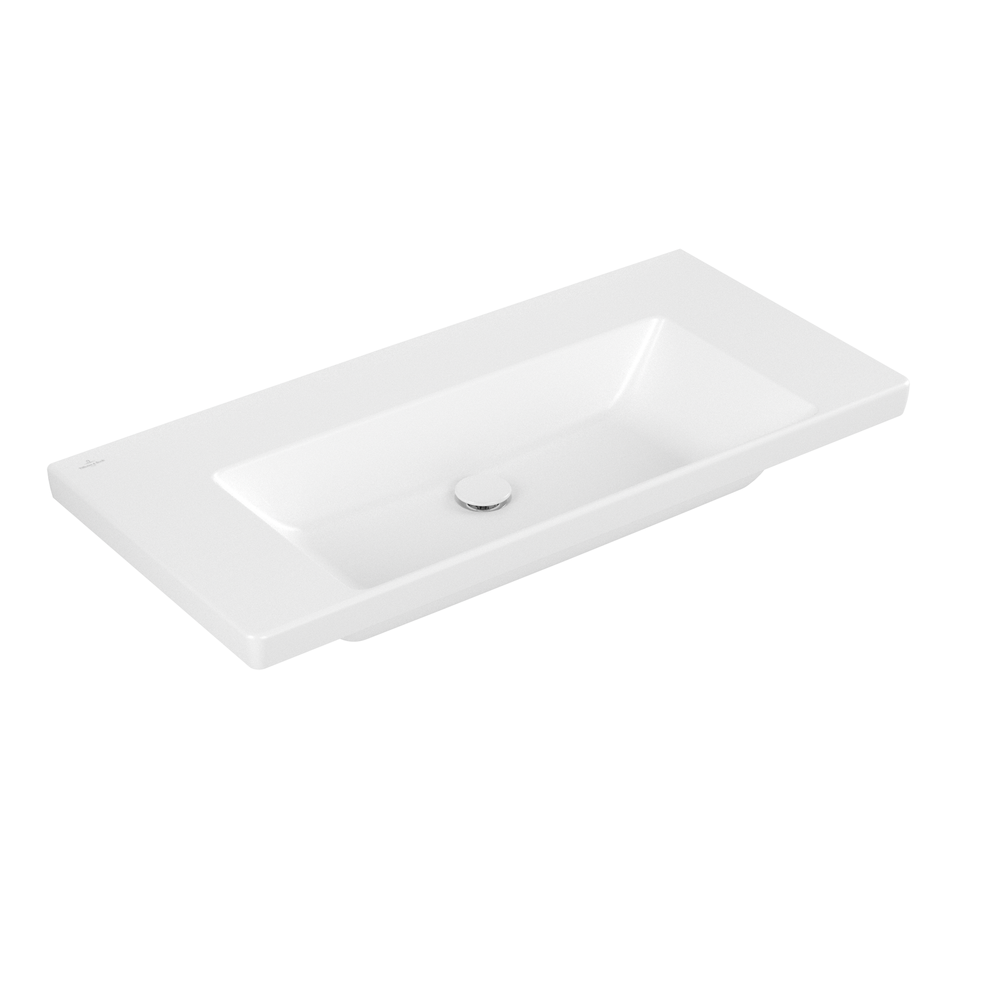 Villeroy & Boch Subway 3.0 Schrankwaschtisch, 1000x470x165mm, ohne Überlauf, Stone White CeramicPlus