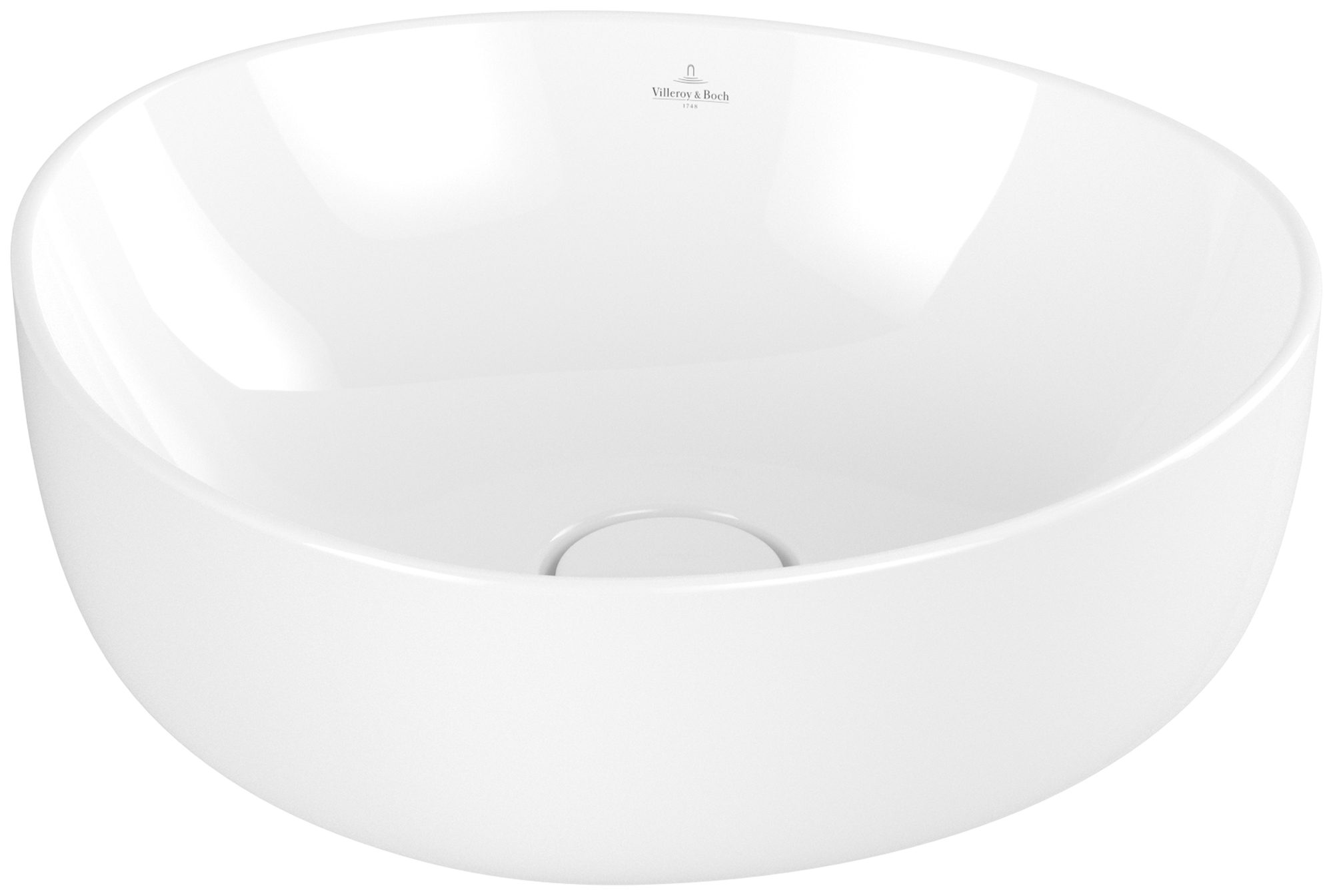 Villeroy & Boch Antao Surface-mounted washbasin, 400x395x145mm, without overflow, White Alpin CeramicPlus