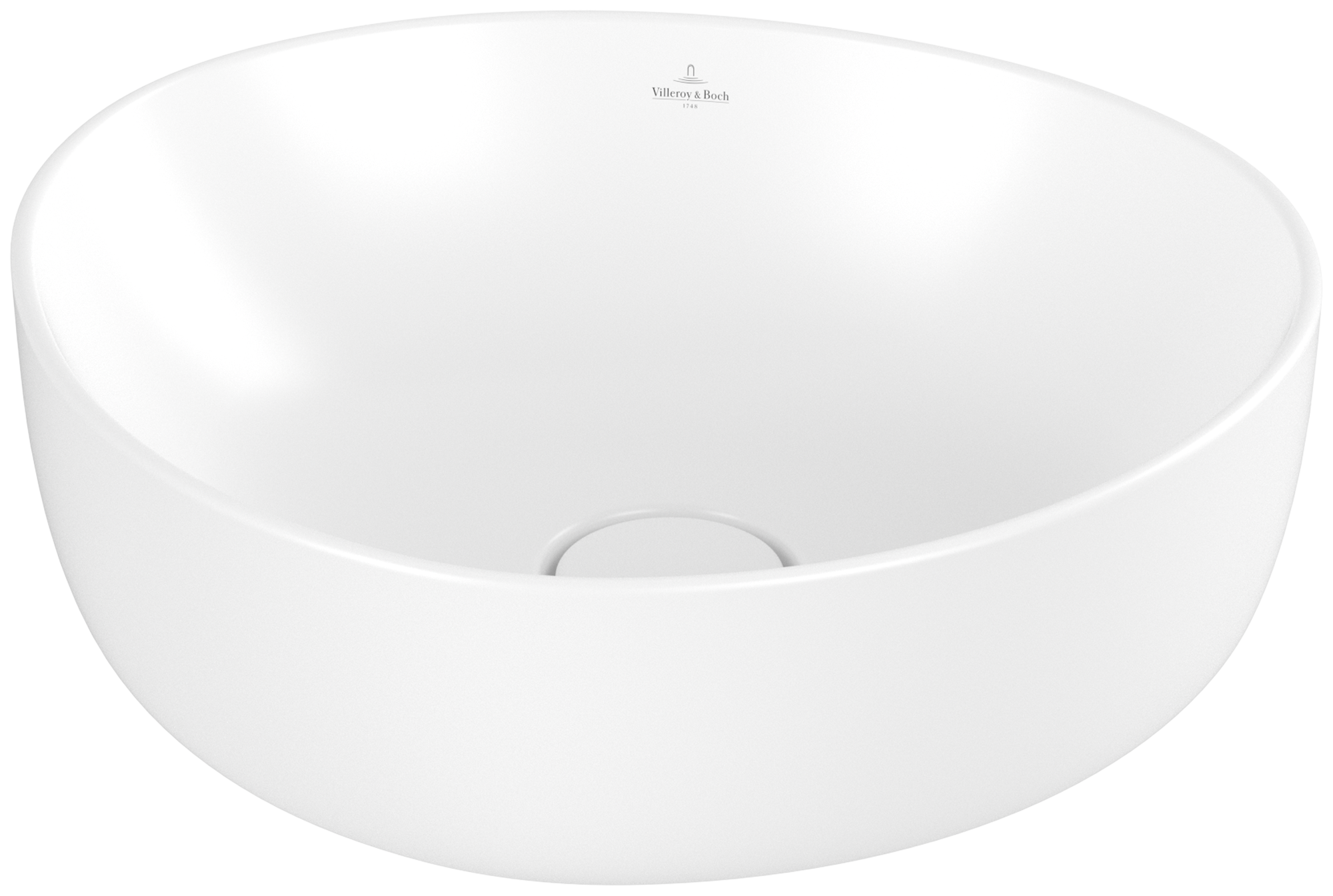Villeroy & Boch Antao Surface-mounted washbasin, 400x395x145mm, without overflow, Stone White CeramicPlus