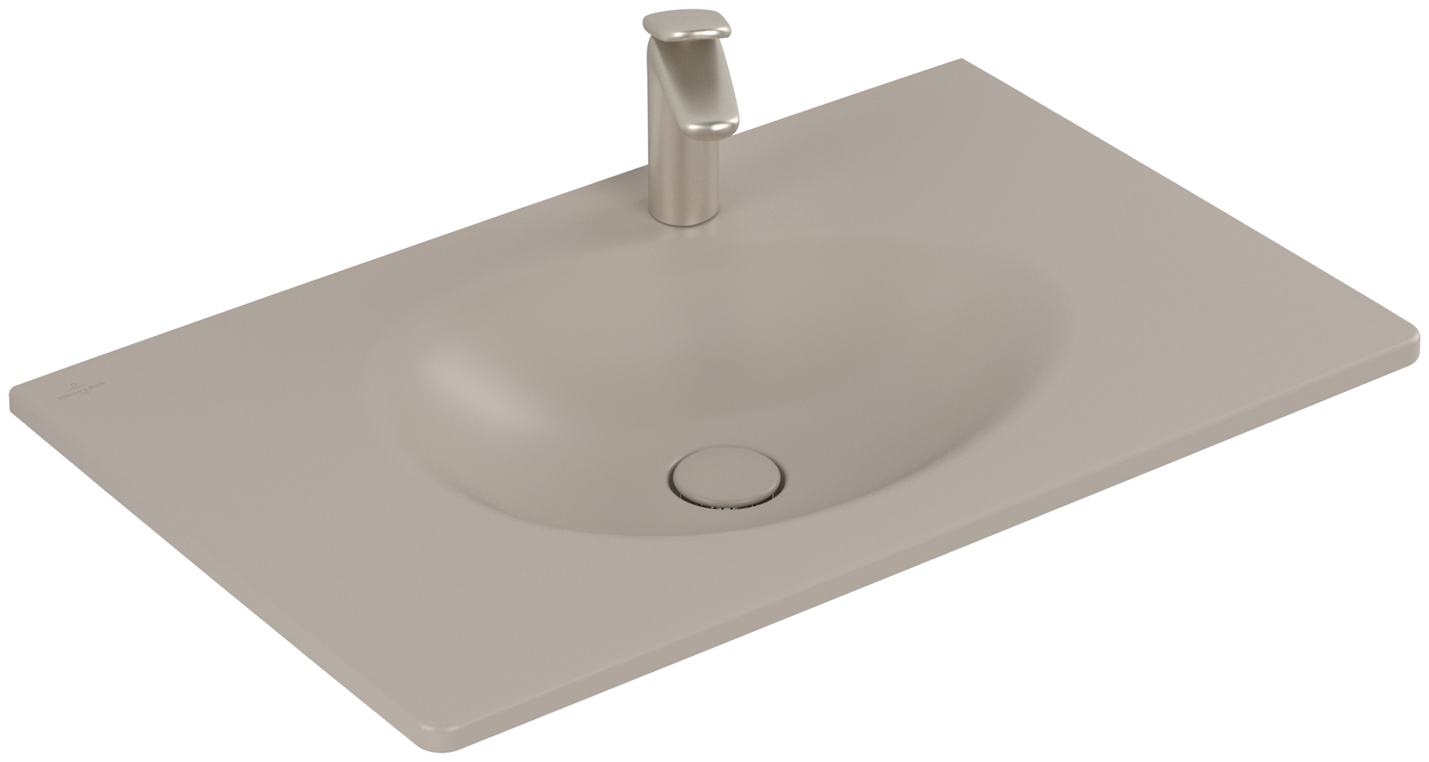 Villeroy & Boch Antao Vanity washbasin, 800x500x150mm, with concealed overflow, Almond CeramicPlus