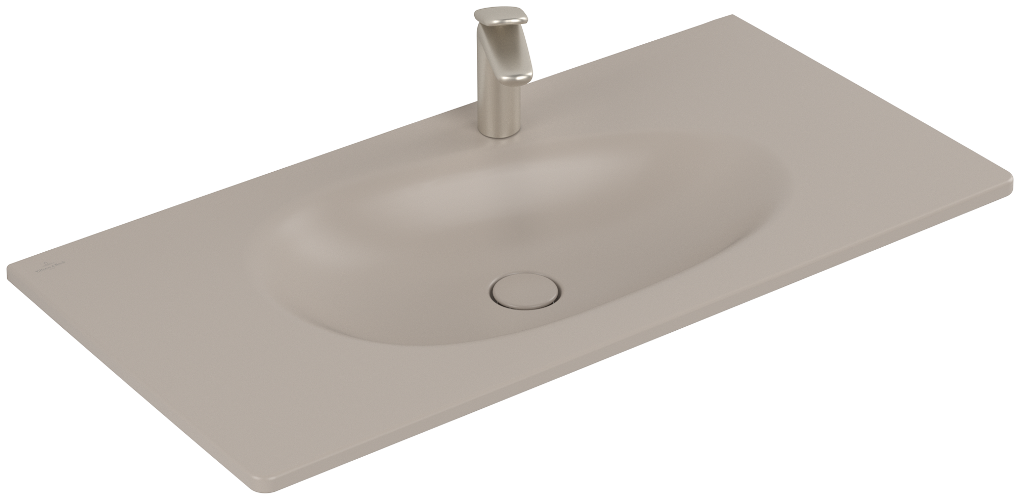Villeroy & Boch Antao Vanity washbasin, 1000x500x150mm, without overflow, Almond CeramicPlus