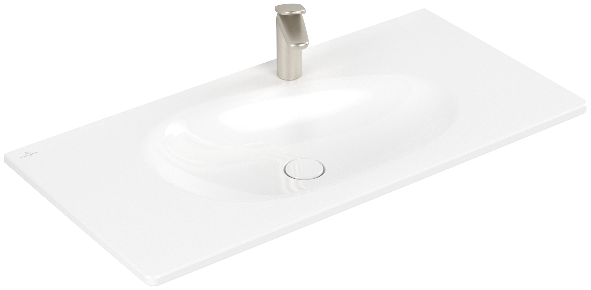 Villeroy & Boch Antao Vanity washbasin, 1000x500x150mm, with concealed overflow, White Alpin CeramicPlus