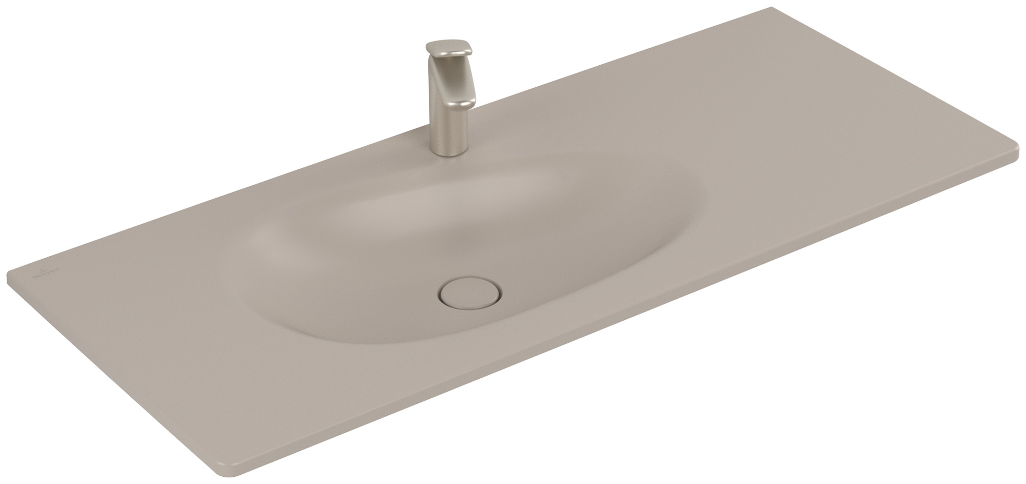 Villeroy & Boch Antao Vanity washbasin, 1200x500x150mm, with concealed overflow, Almond CeramicPlus