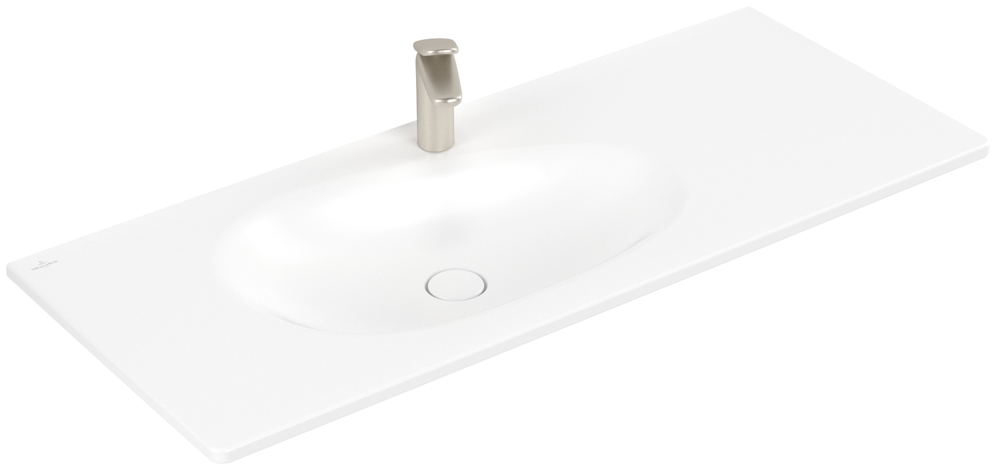 Villeroy & Boch Antao Vanity washbasin, 1200x500x150mm, with concealed overflow, Stone White CeramicPlus