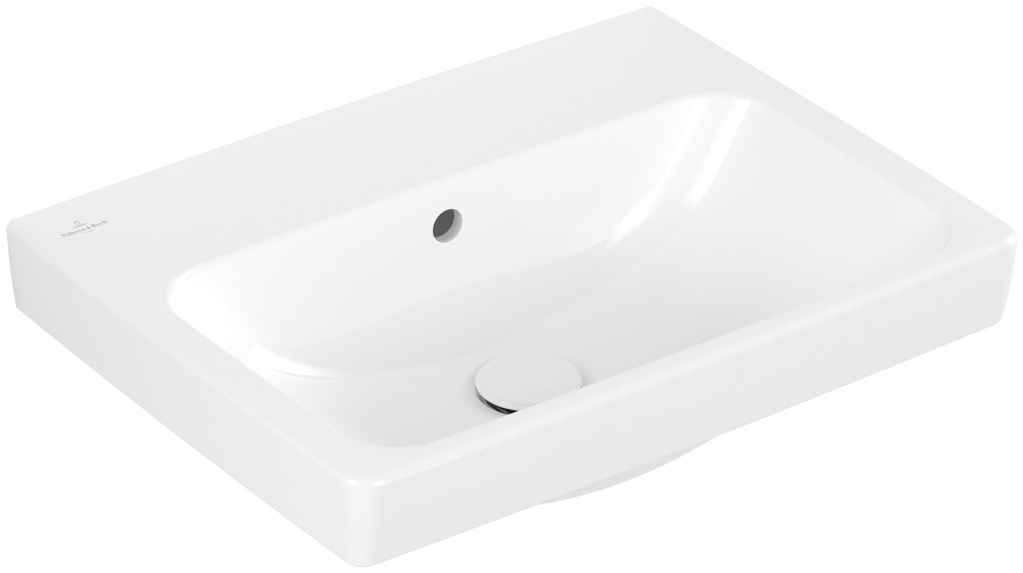 Villeroy & Boch Architectura Washbasin, 550x420x165mm, with overflow, White Alpin