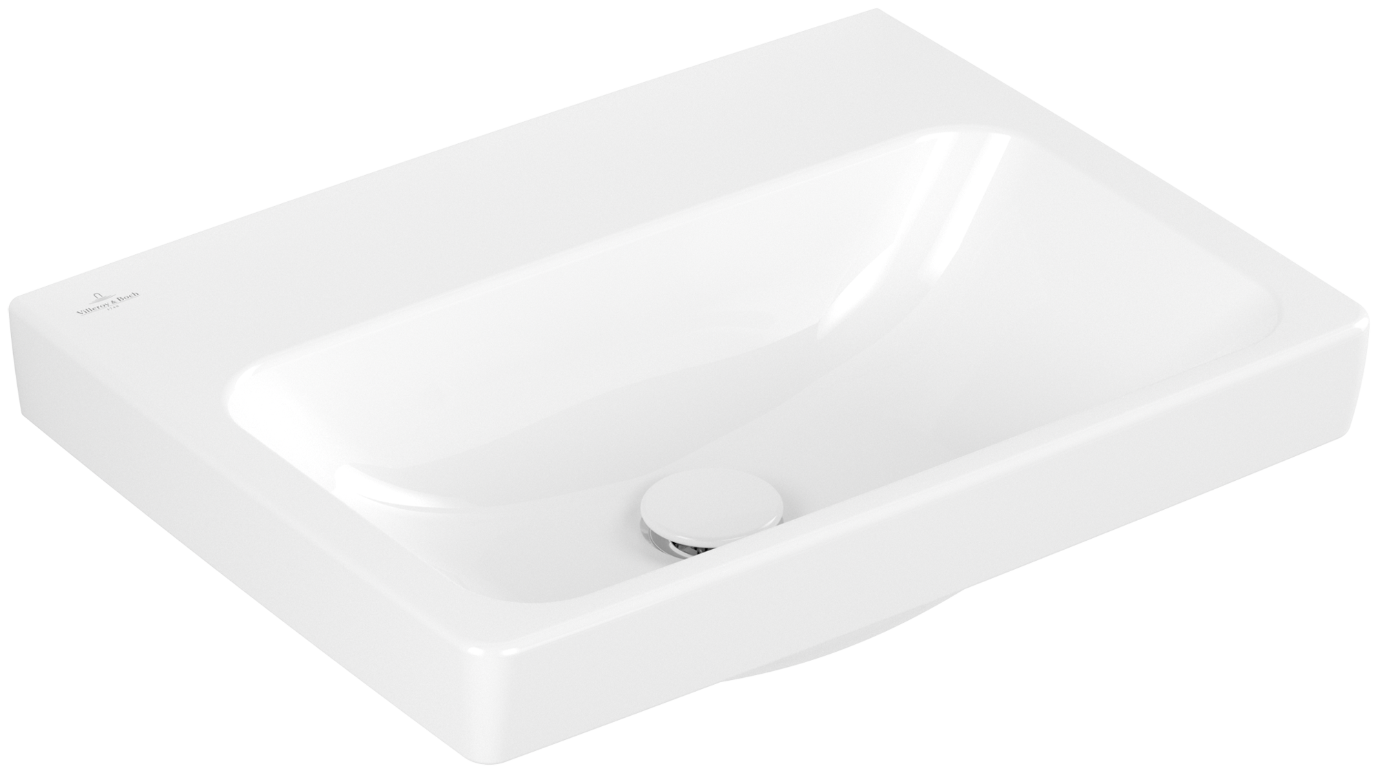 Villeroy & Boch Architectura Lavabo, 550x420x165mm, senza troppopieno, Bianco Alpin