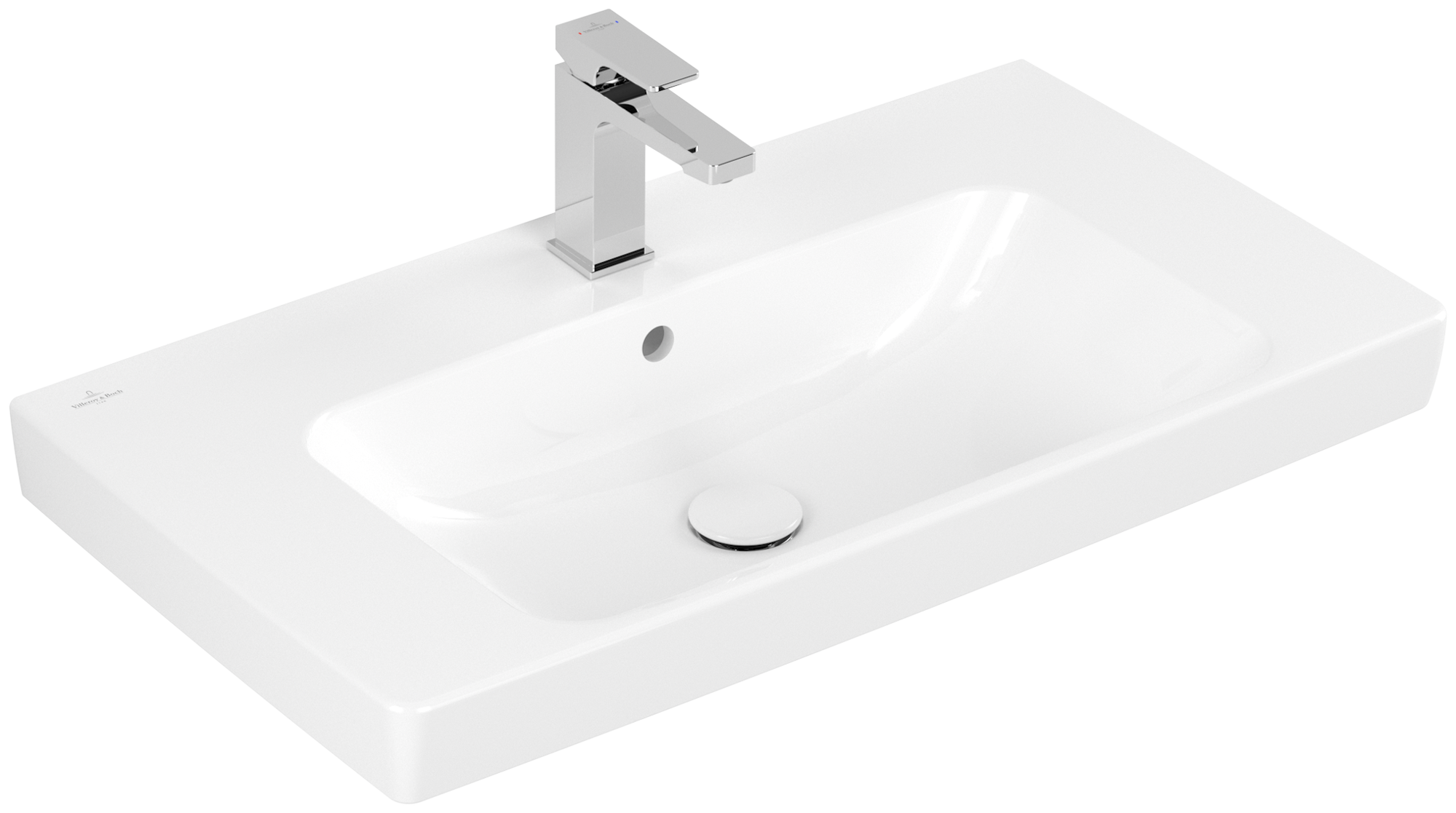 Villeroy & Boch Architectura Lavabos, 800x445x170mm, avec trop-plein, Blanc