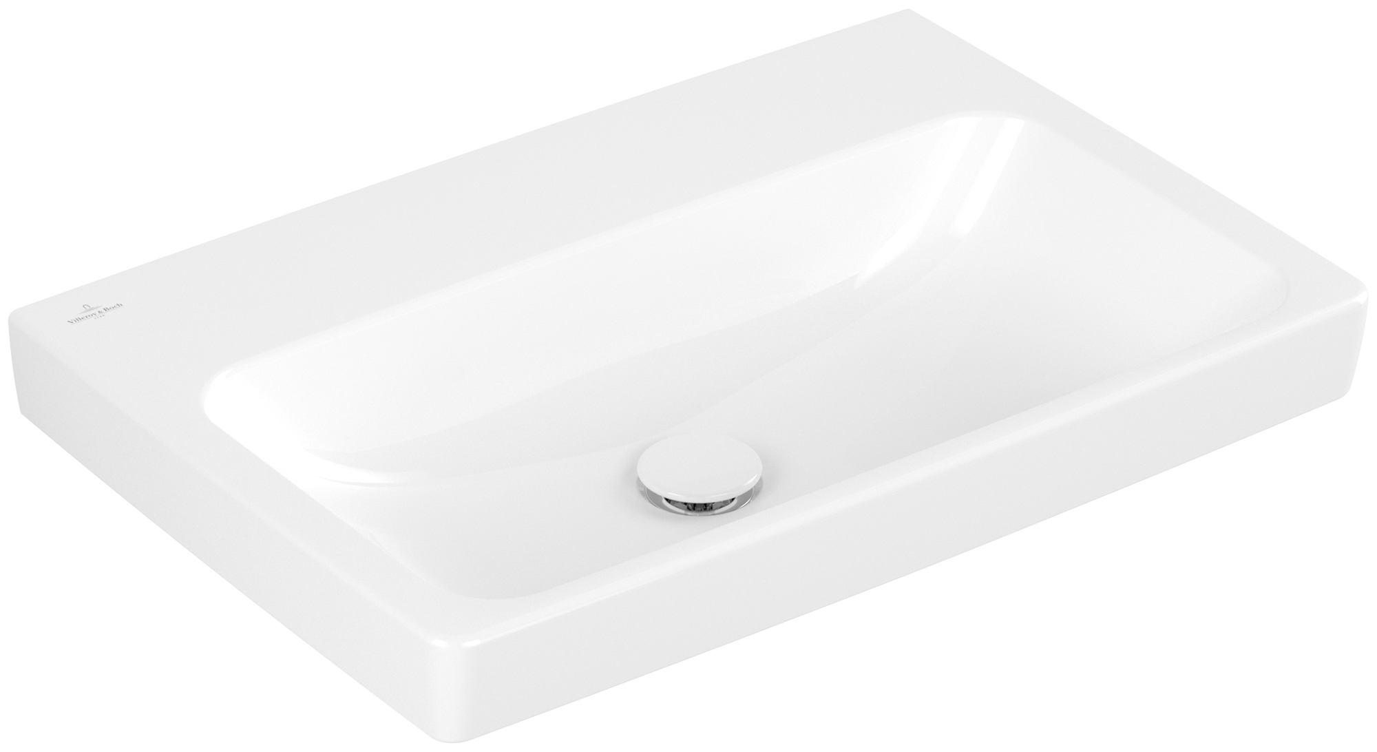 Villeroy & Boch Architectura Lavabo, 650x445x165mm, senza troppopieno, Bianco Alpin
