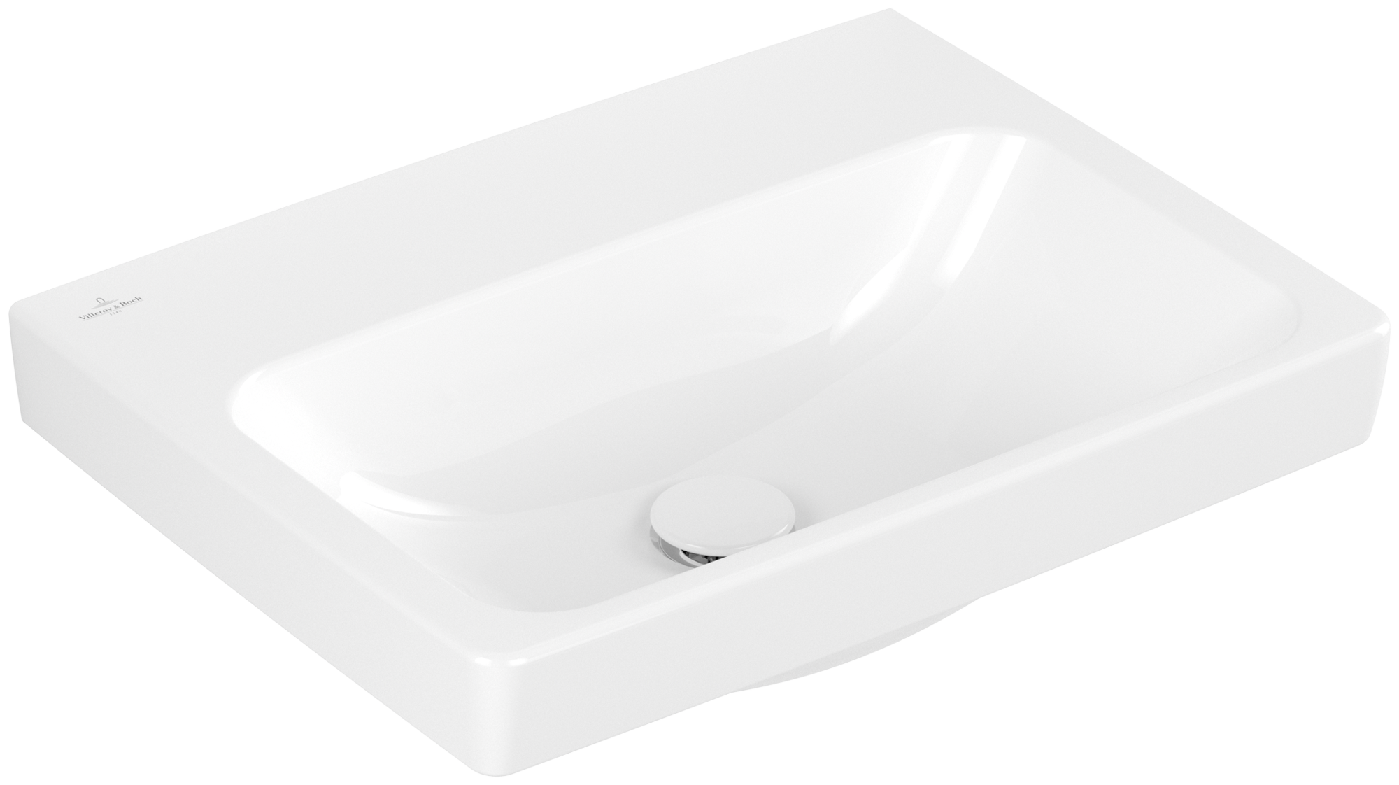 Villeroy & Boch Architectura Wastafel, 550x420x165mm, zonder overloop, White Alpine CeramicPlus