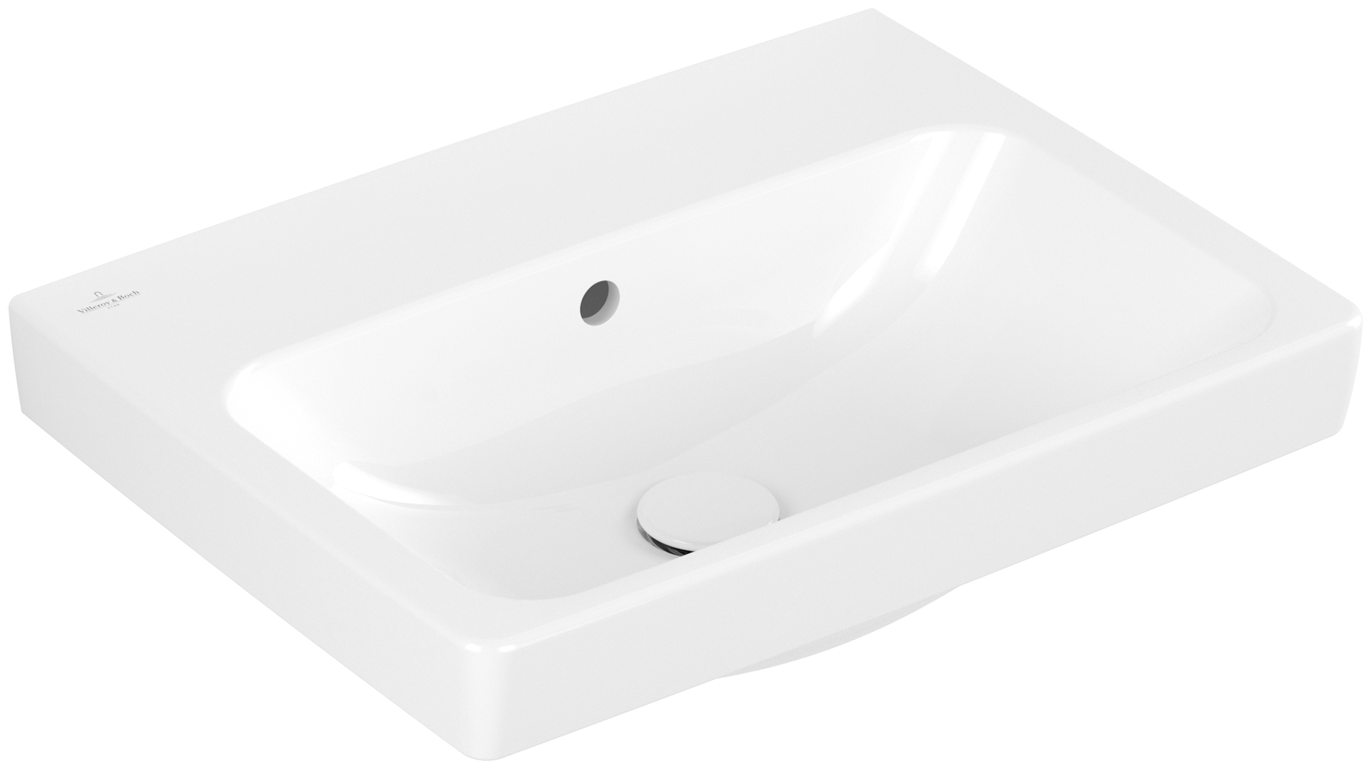 Villeroy & Boch Architectura Washbasin, 550x420x165mm, with overflow, White Alpin