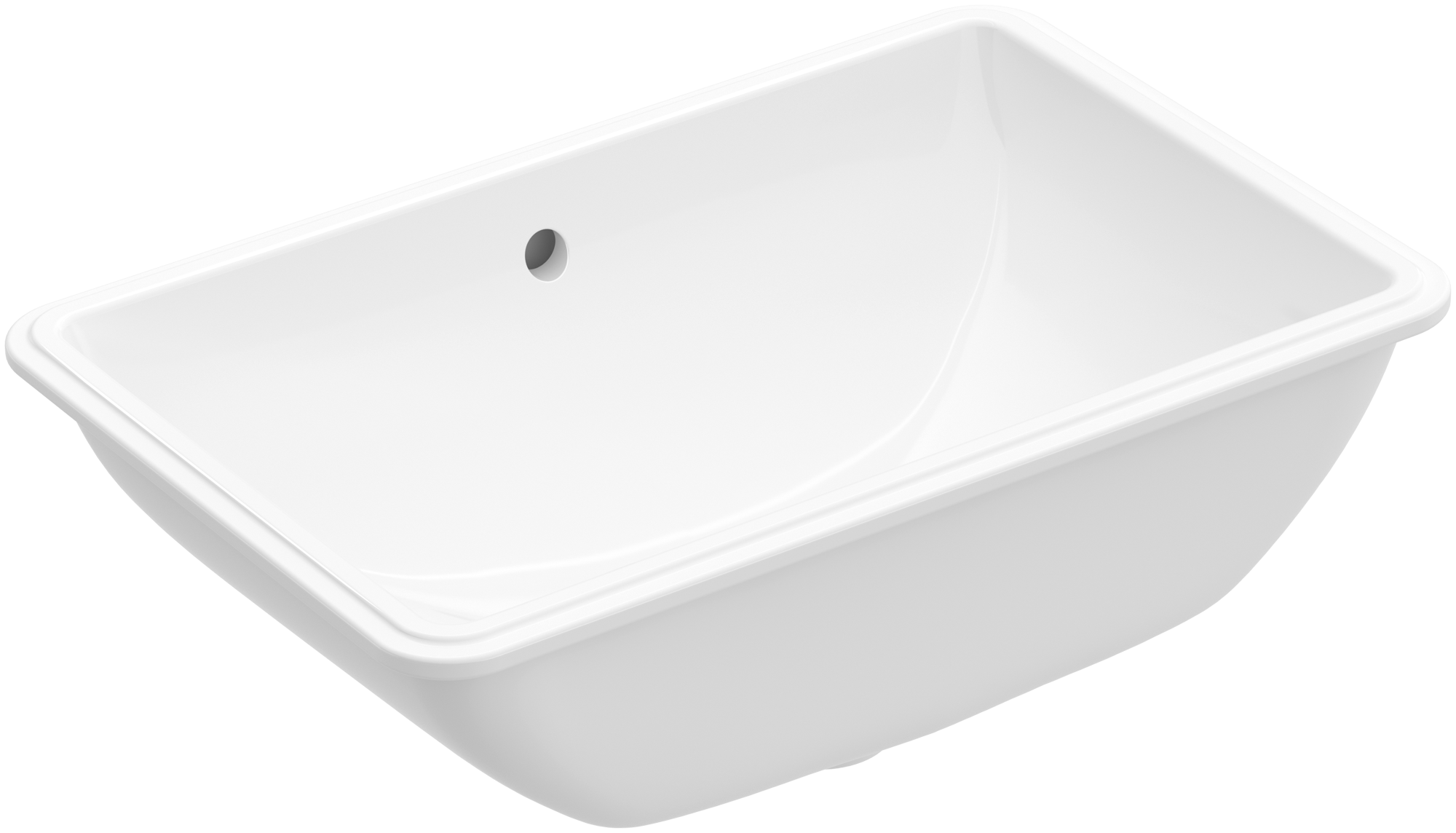 Villeroy & Boch Lunea Undercounter washbasin, 585x395x205mm, with overflow, White Alpin