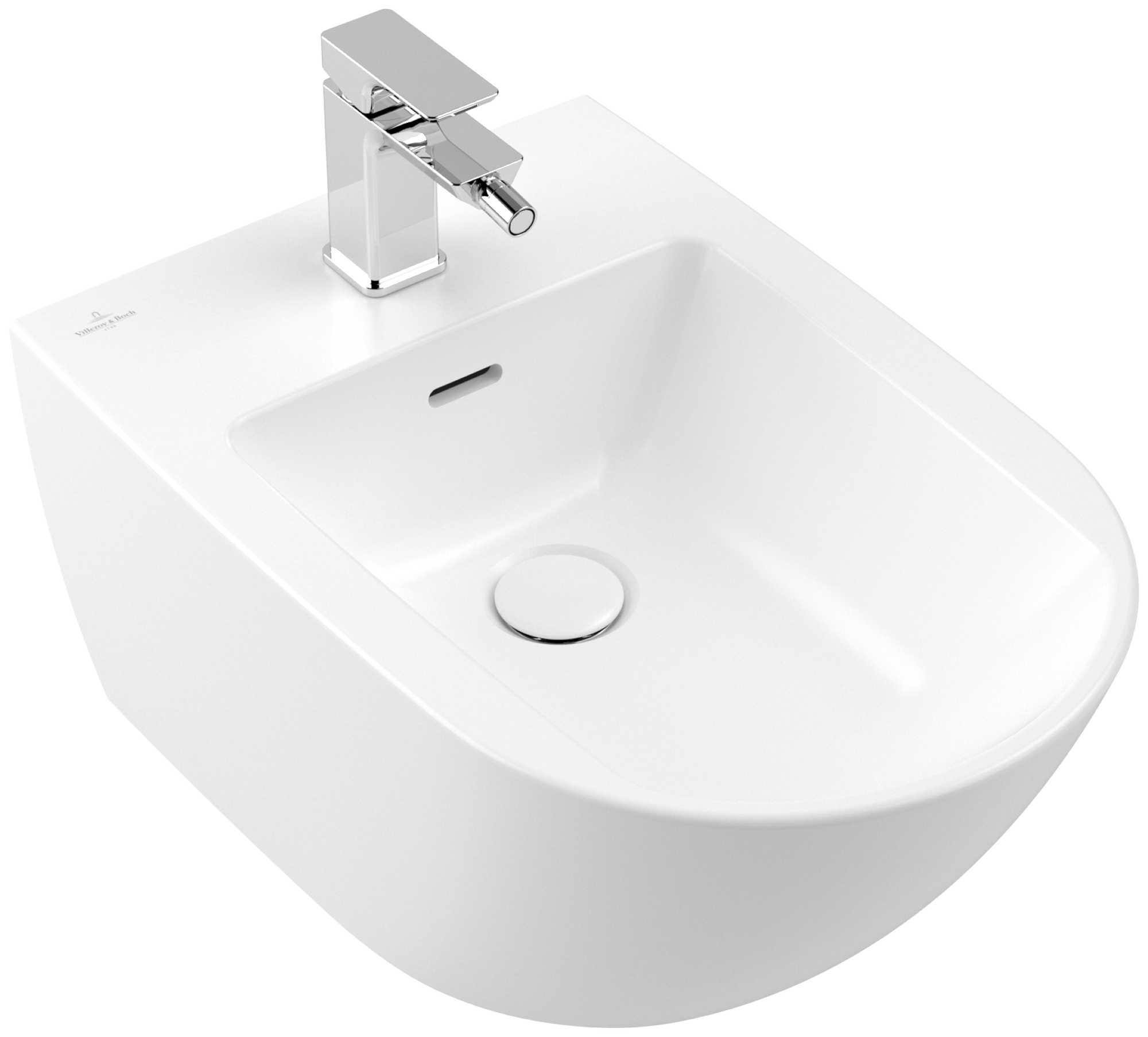 Villeroy & Boch Antao Bidet, 375x560mm, Stone White CeramicPlus