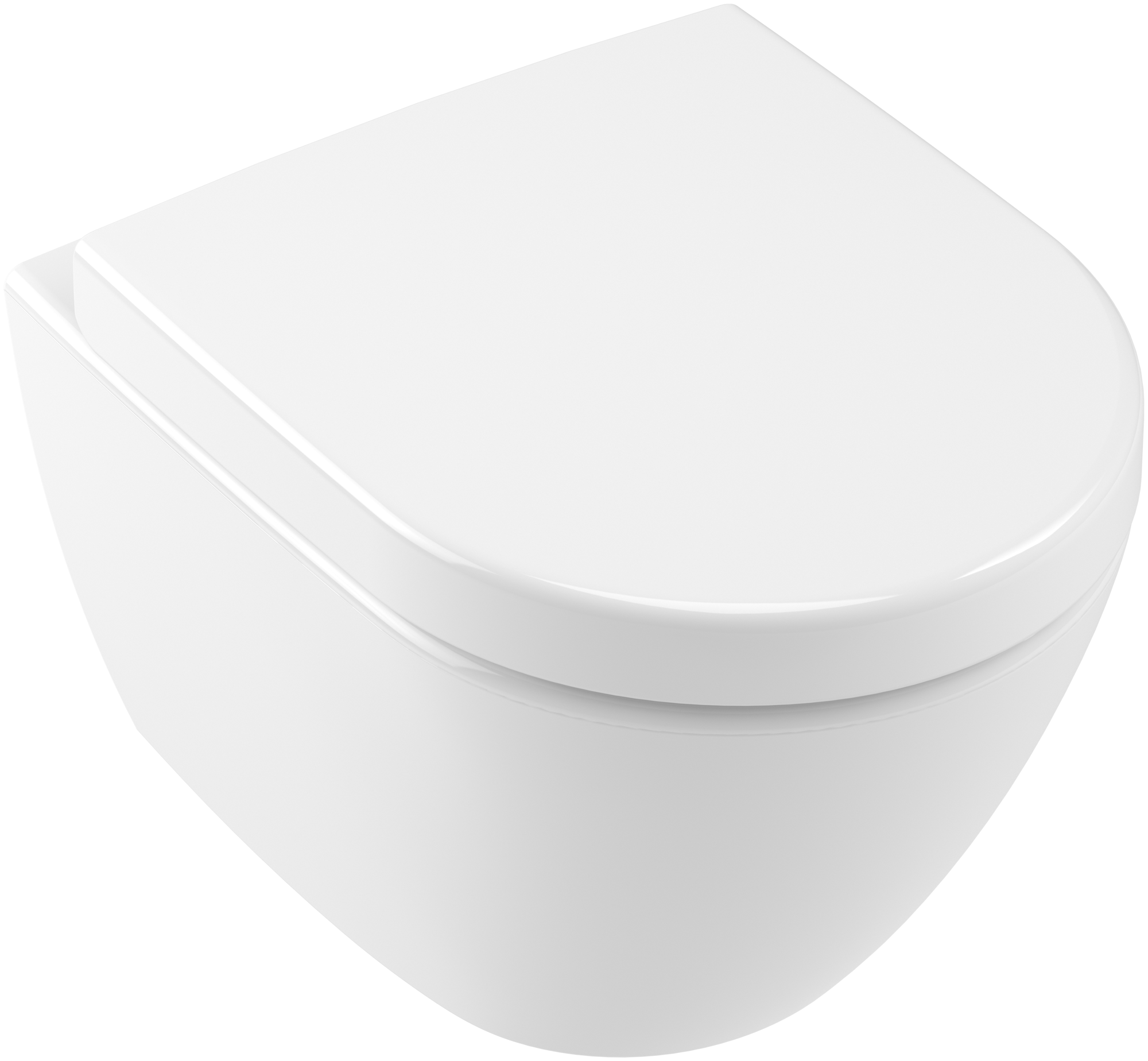 Villeroy & Boch Subway 2.0 DirectFlush Washdown toilet Compact, rimless, wall-mounted, with DirectFlush, White Alpin