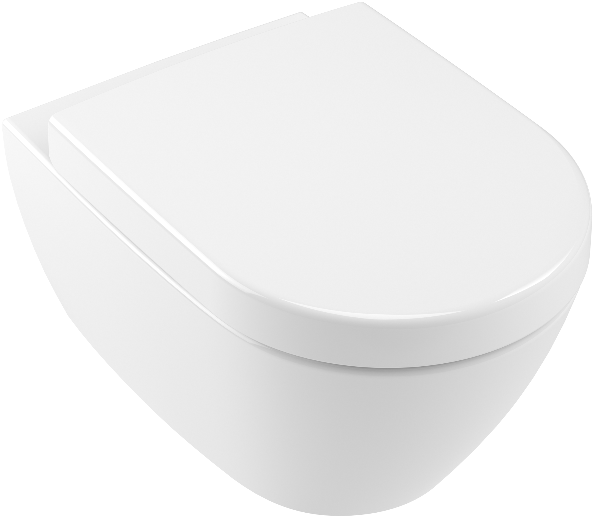 Villeroy & Boch Subway 2.0 DirectFlush Washdown toilet, rimless, wall-mounted, with DirectFlush, White Alpin AntiBac CeramicPlus