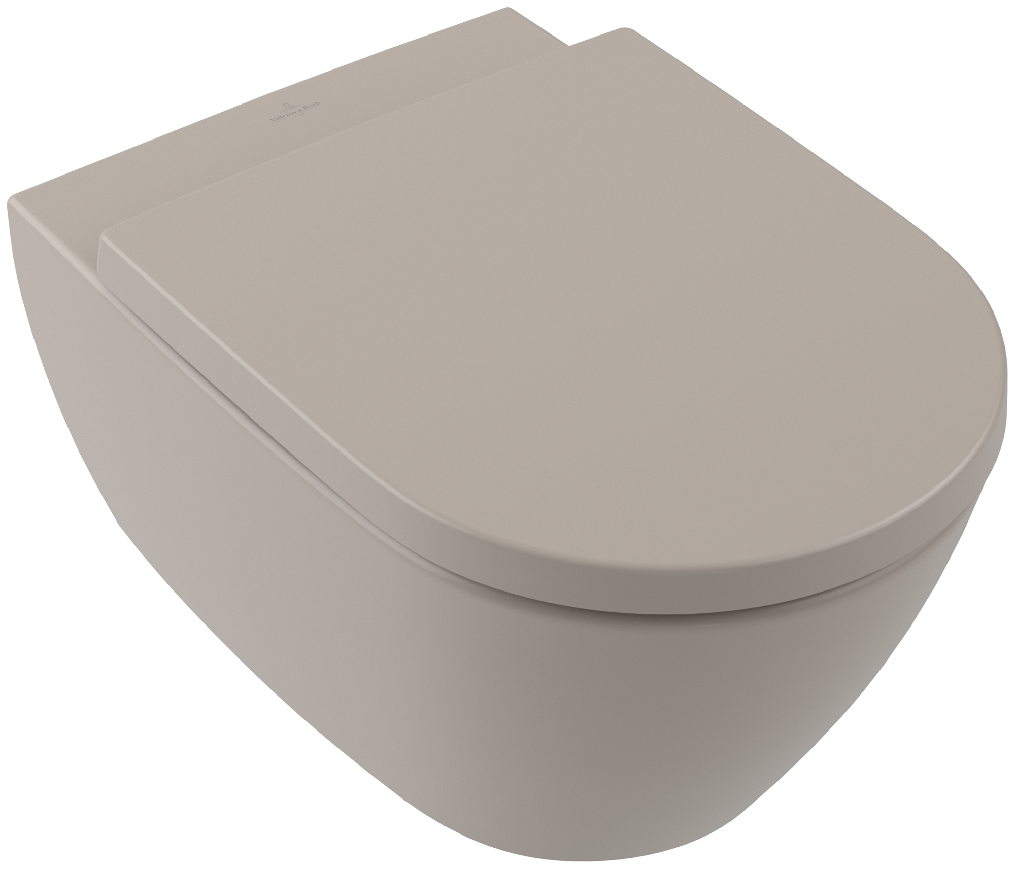 Villeroy & Boch Subway 2.0 DirectFlush Washdown toilet, rimless, wall-mounted, with DirectFlush, Almond CeramicPlus