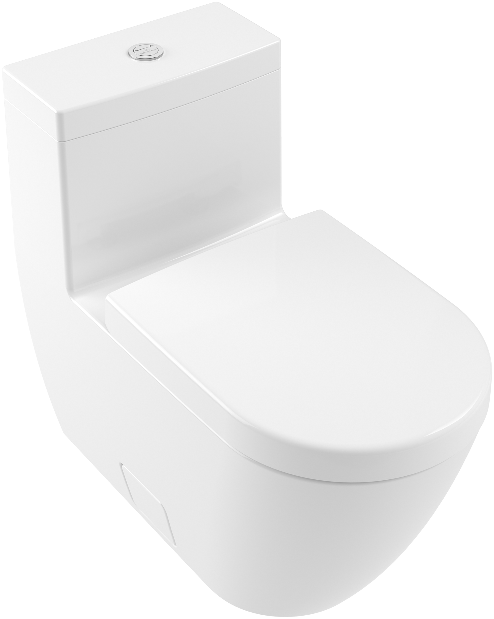 Villeroy & Boch 萨泊威 2.0 连体座厕, 落地式, 配备 直旋冲水, 白色