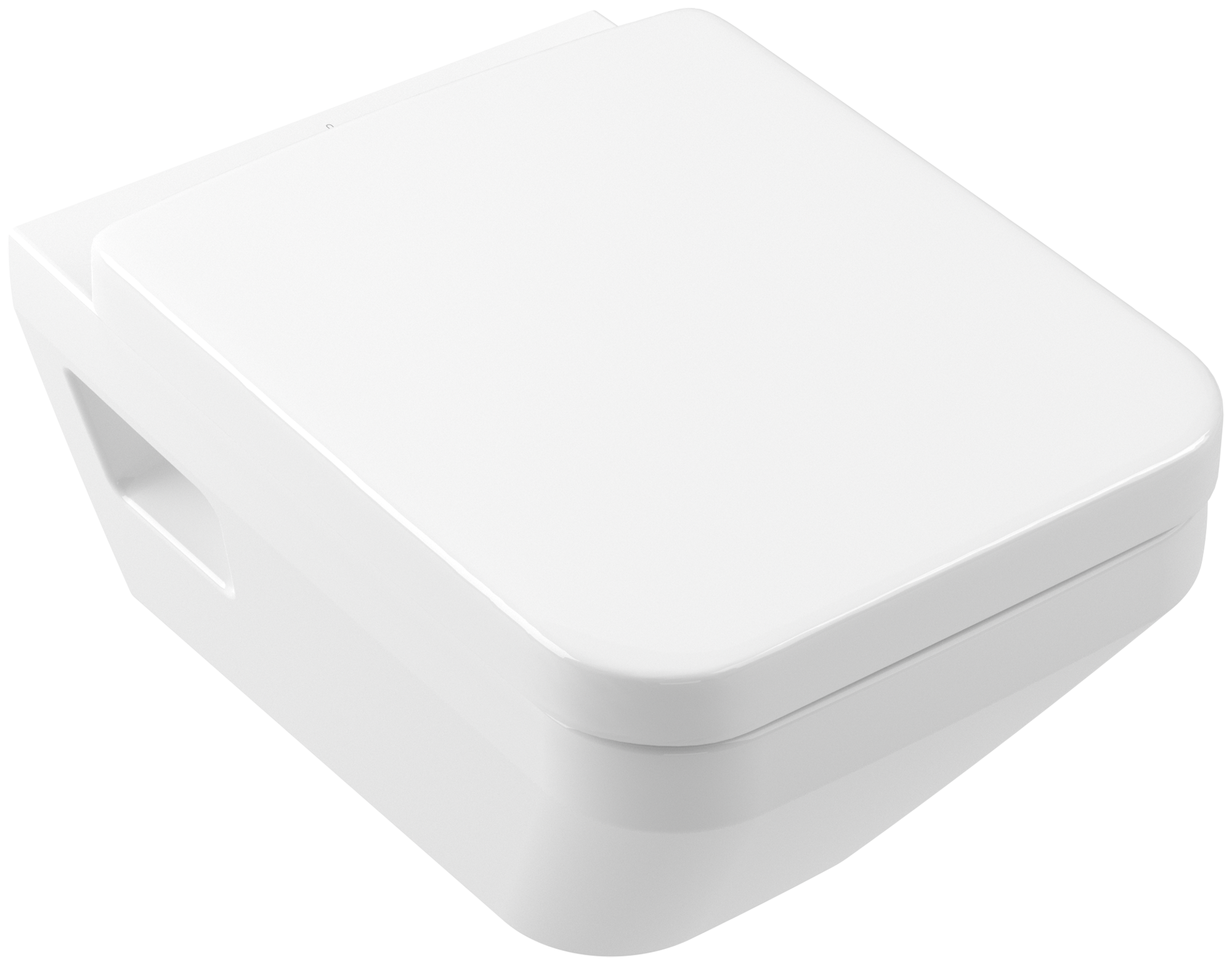 Villeroy & Boch Architectura TwistFlush Tiefspül-WC spülrandlos, wandhängend, mit TwistFlush, Weiß Alpin