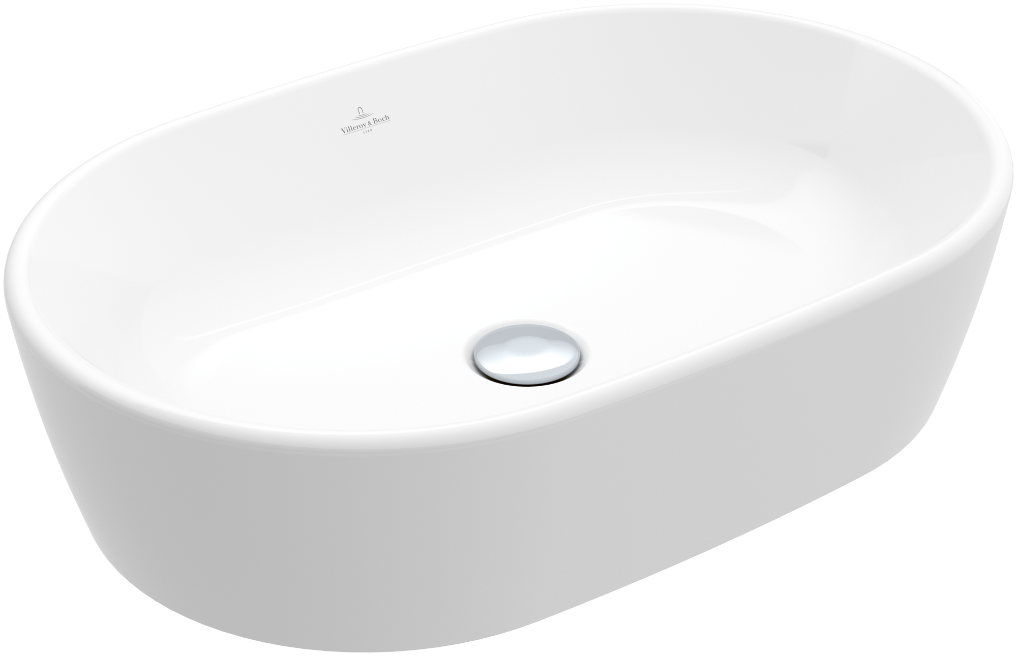 Villeroy & Boch Architectura Surface-mounted washbasin, 600x400x155mm, without overflow, White Alpin
