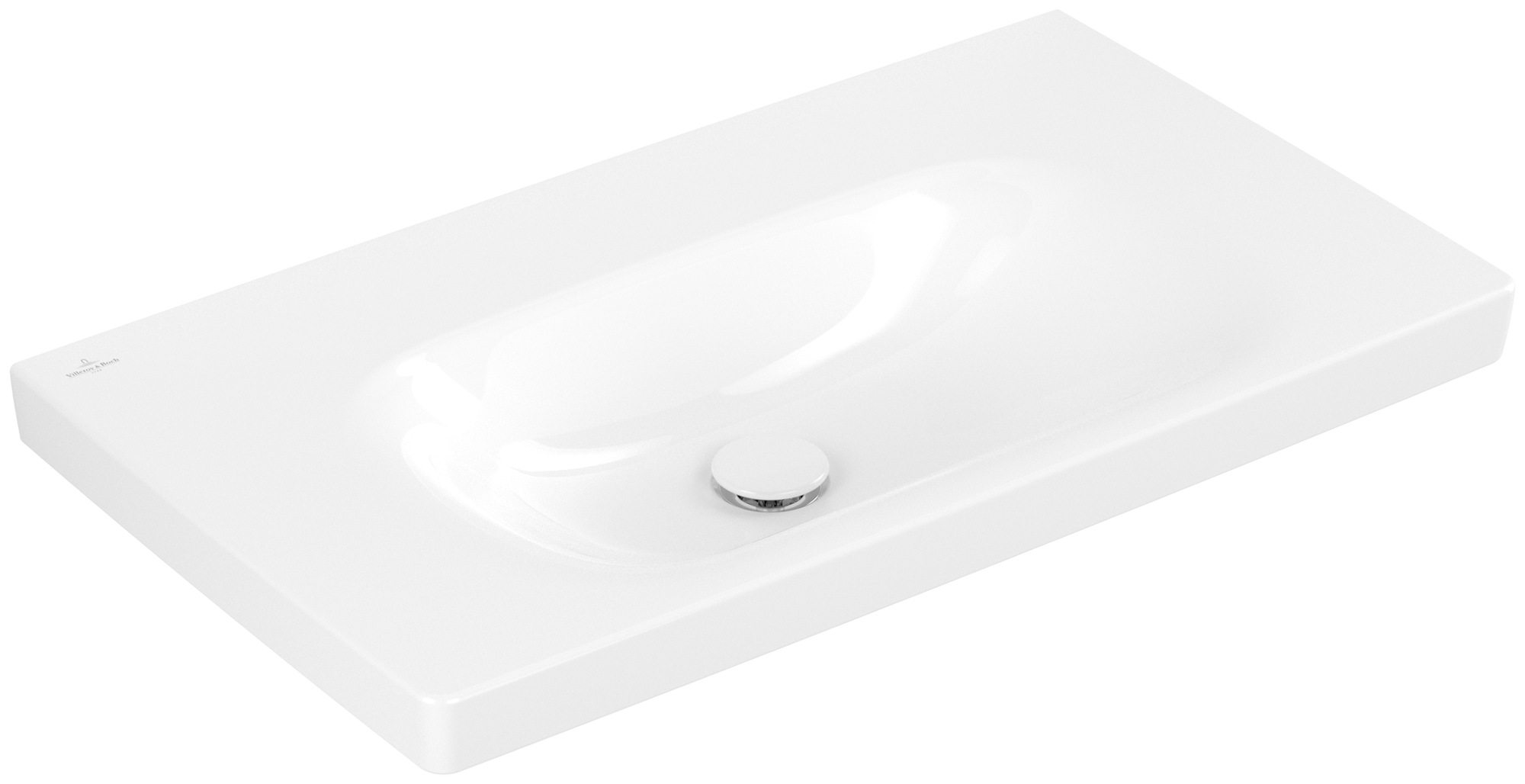 Villeroy & Boch Skyla Vanity washbasin, 800x460x160mm, without overflow, White Alpin
