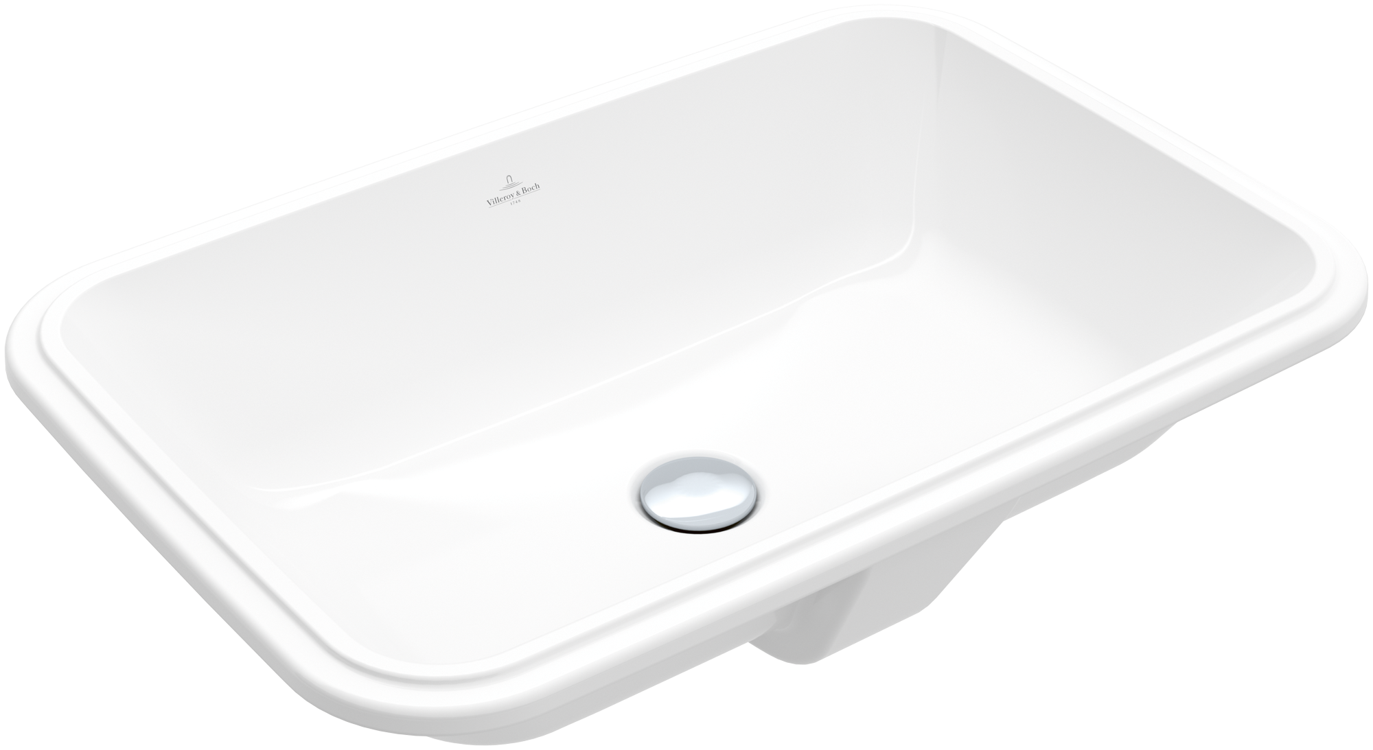 Villeroy & Boch Architectura Undercounter washbasin, 630x430x175mm, without overflow, White Alpin