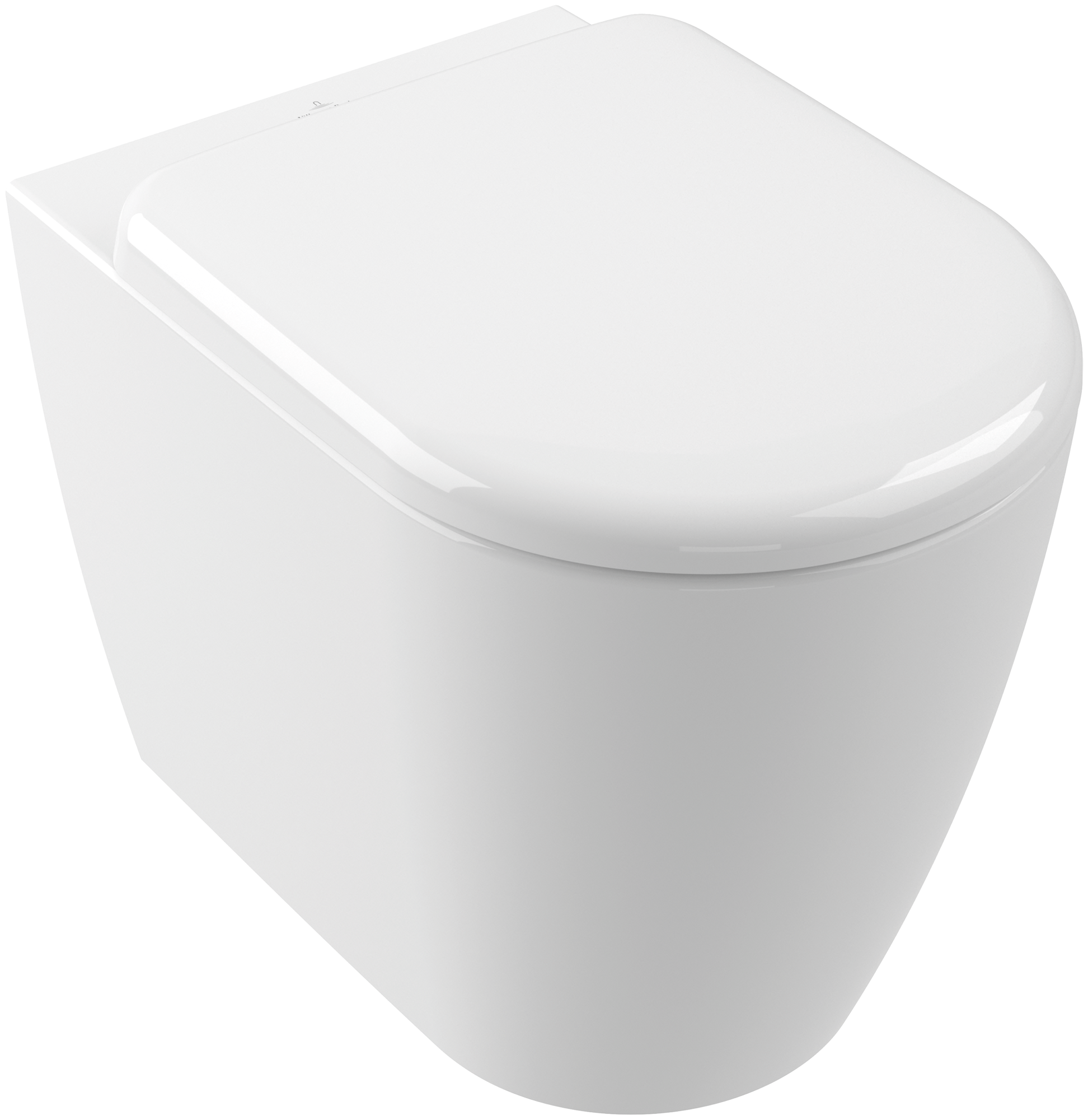 Villeroy & Boch Skyla TwistFlush Tiefspül-WC spülrandlos, bodenstehend, mit TwistFlush, Weiß Alpin CeramicPlus